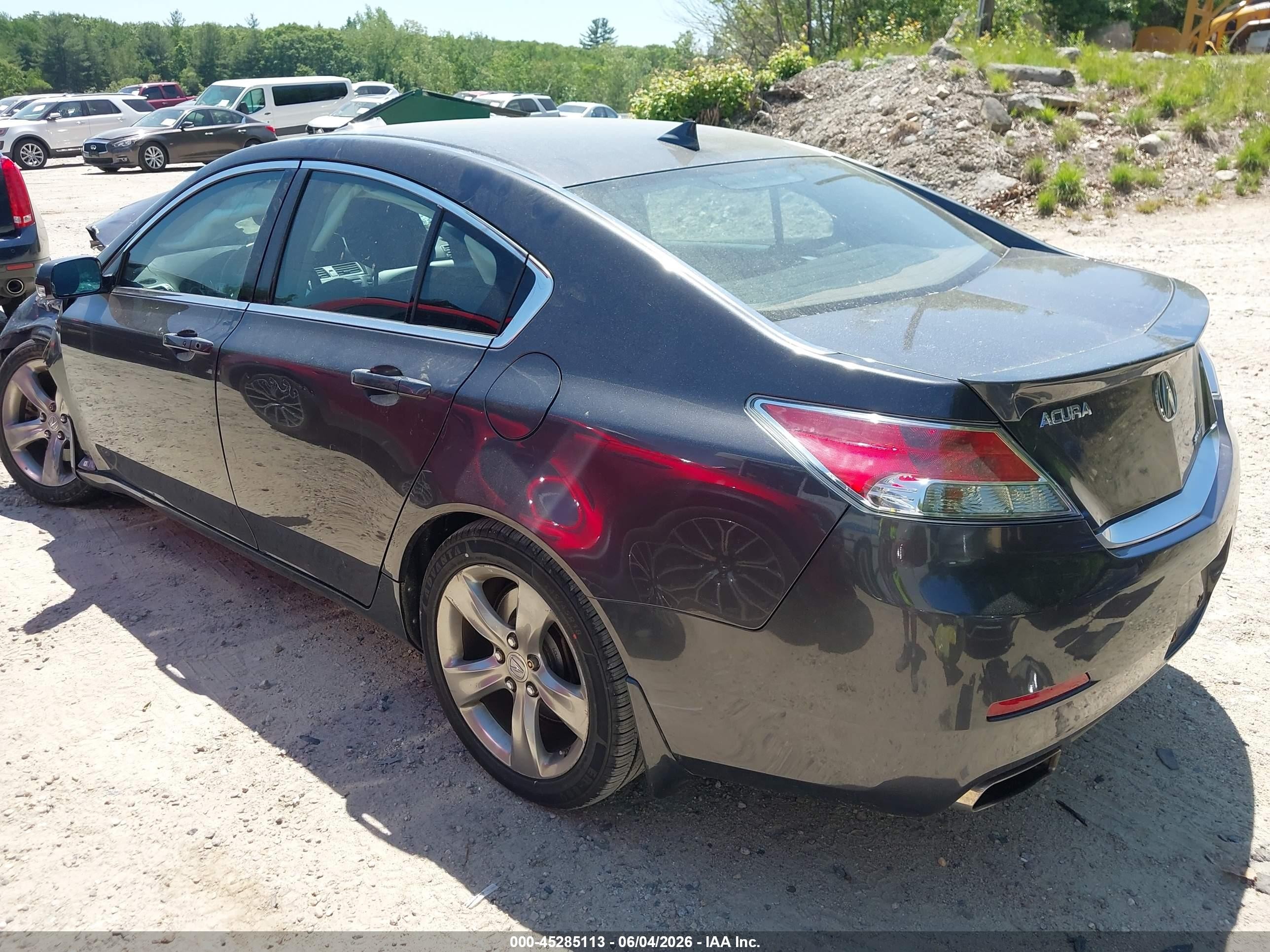 2012 Acura Tl 3.7 Gray vin: 19UUA9F57CA002253
