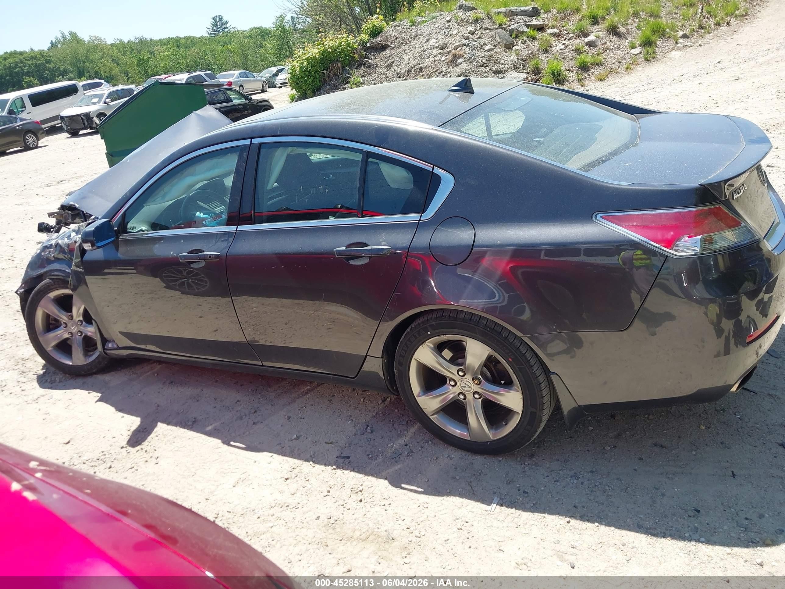 2012 Acura Tl 3.7 Gray vin: 19UUA9F57CA002253