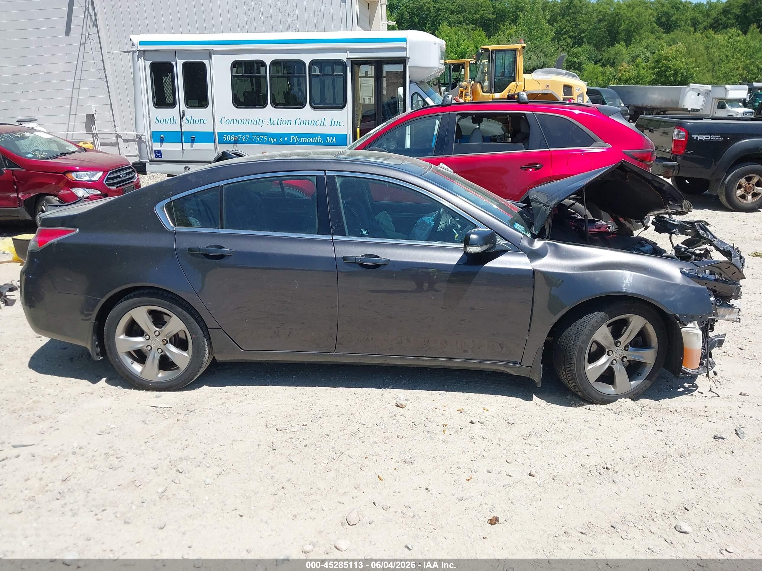 2012 Acura Tl 3.7 Gray vin: 19UUA9F57CA002253