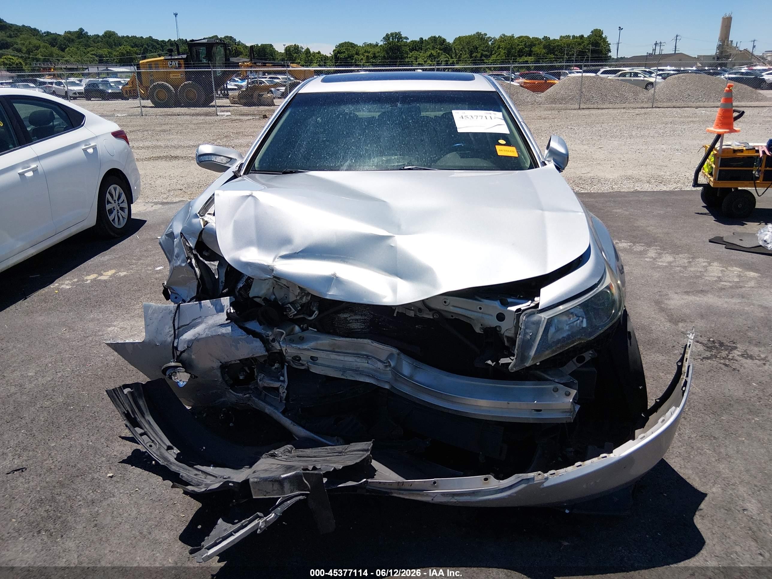 2012 Acura Tl 3.7 Серебряный vin: 19UUA9F57CA008246