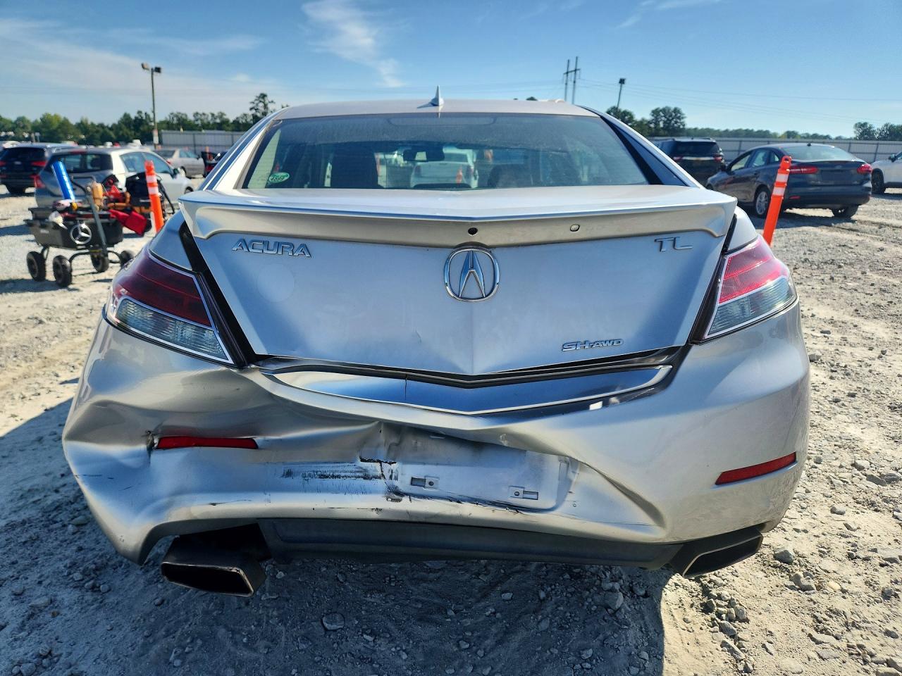 2012 Acura Tl Silver vin: 19UUA9F57CA009316