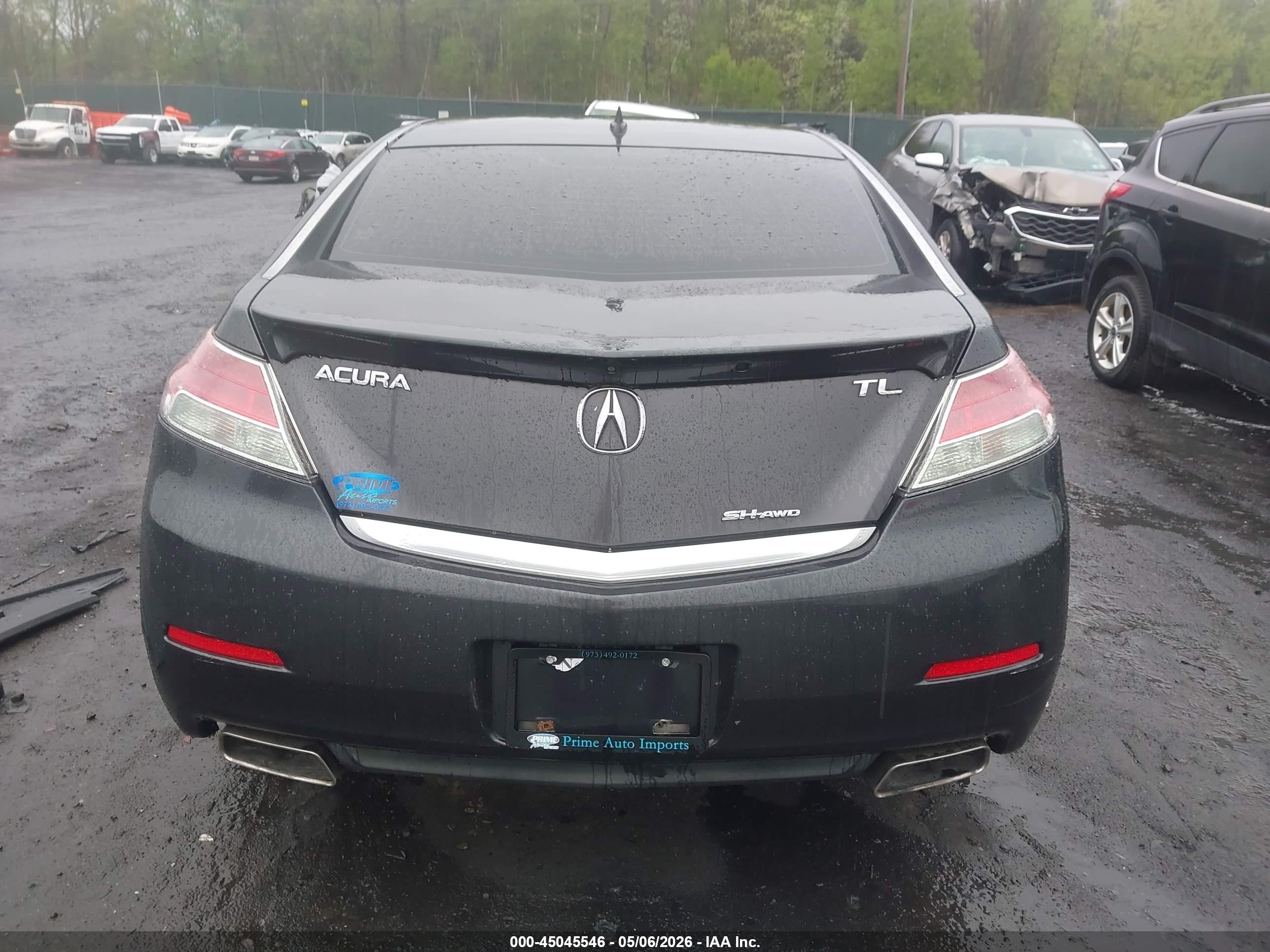 2012 Acura Tl 3.7 Серый vin: 19UUA9F57CA010286