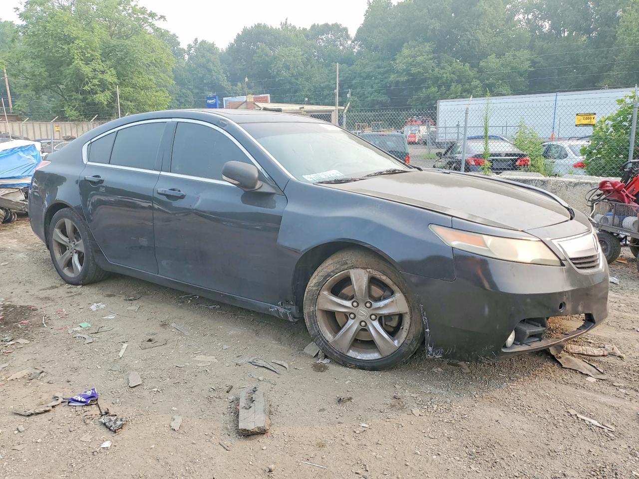 2012 Acura Tl Черный vin: 19UUA9F57CA010420
