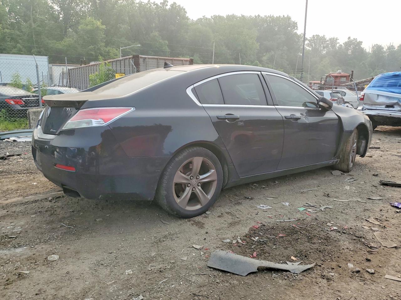 2012 Acura Tl Черный vin: 19UUA9F57CA010420
