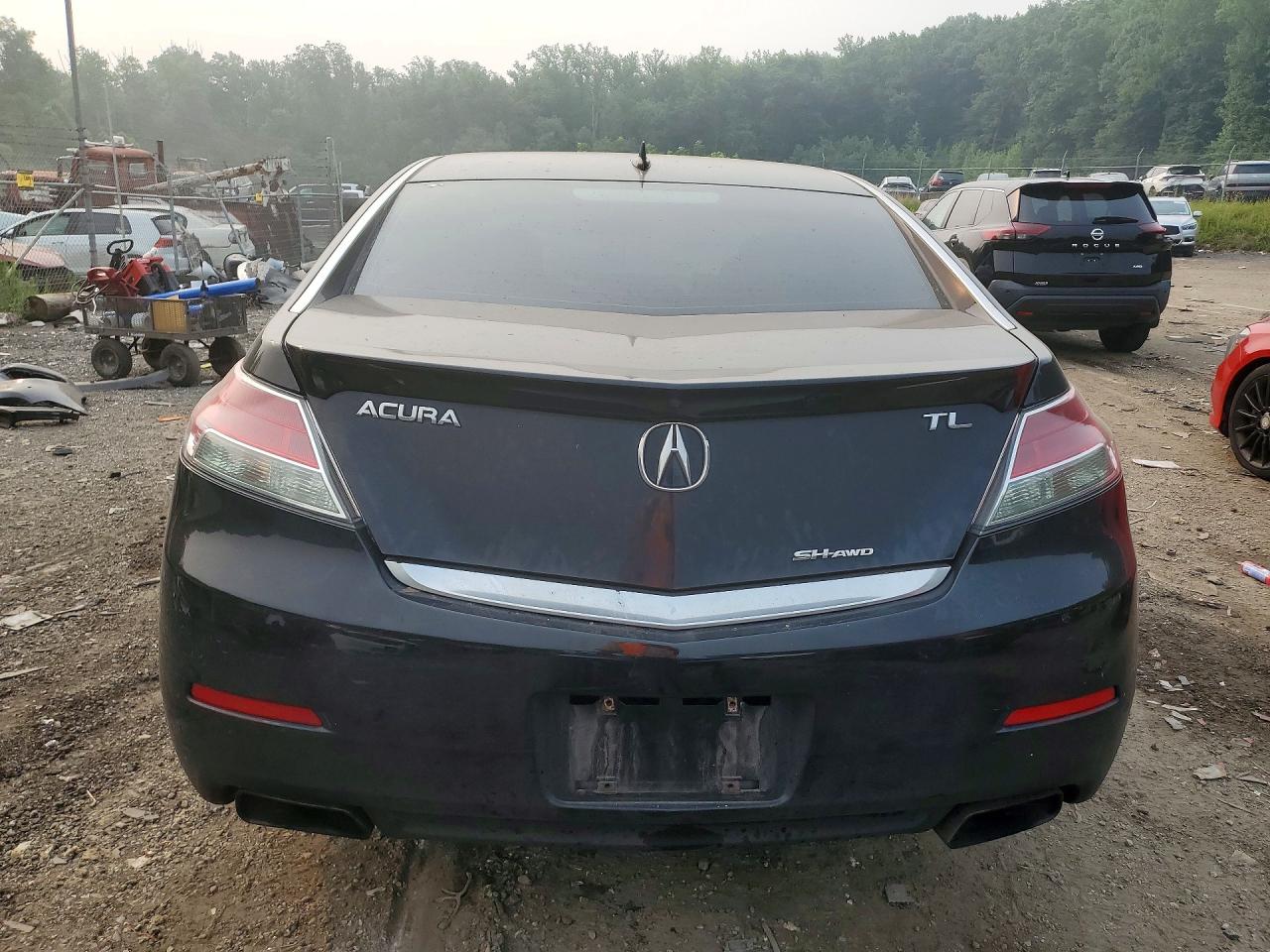 2012 Acura Tl Черный vin: 19UUA9F57CA010420
