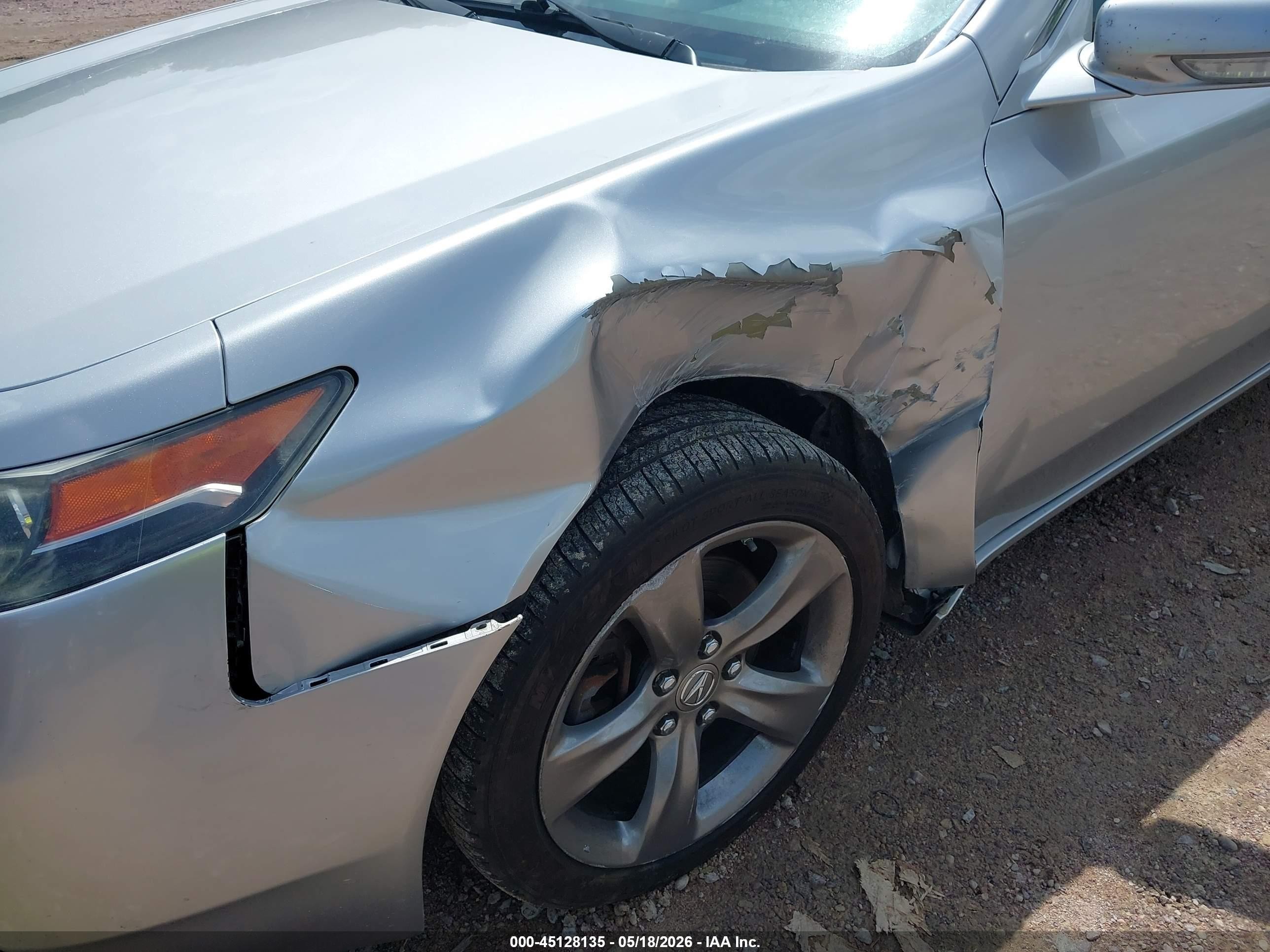2013 Acura Tl 3.7 Silver vin: 19UUA9F57DA004411