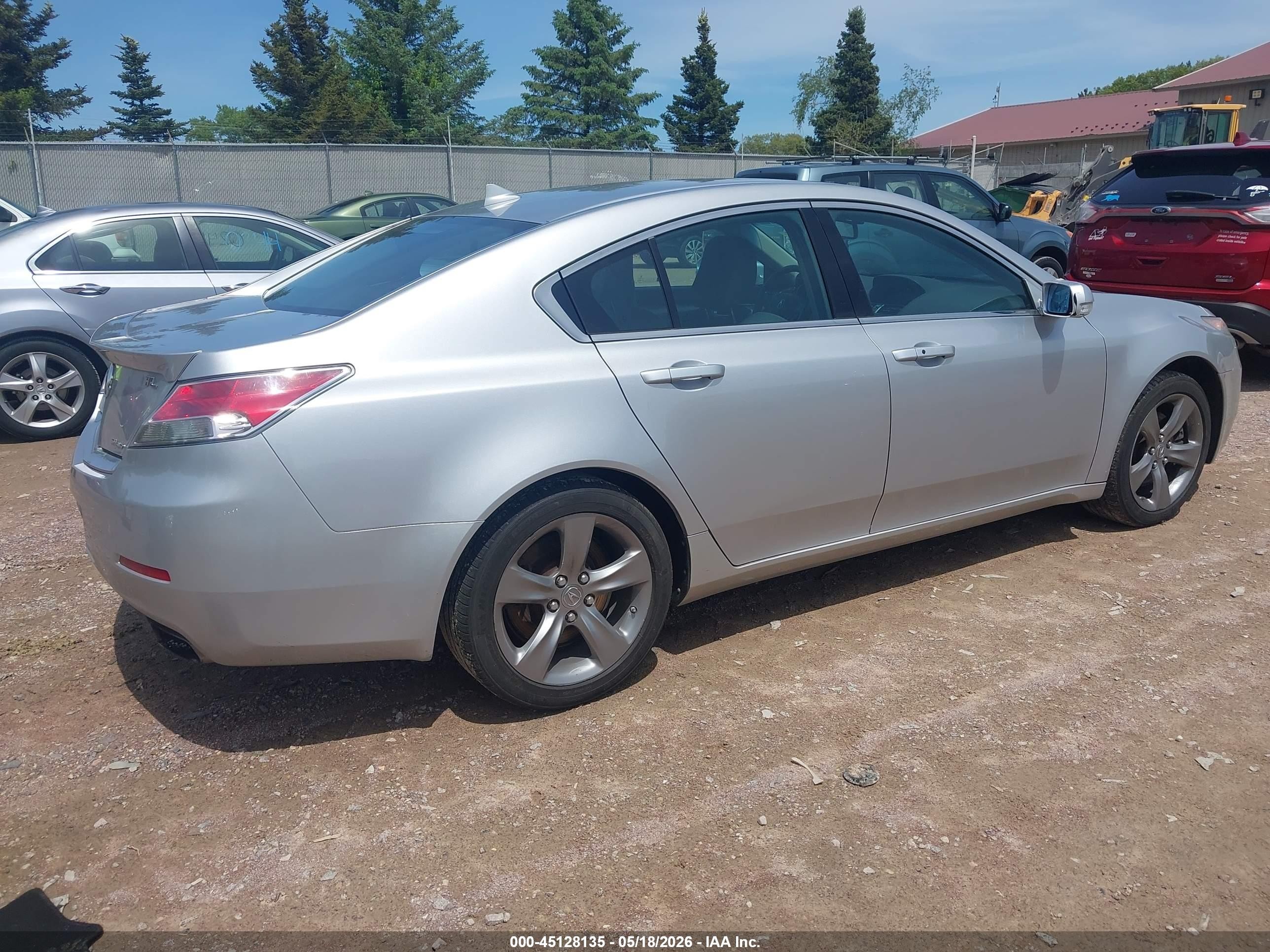 2013 Acura Tl 3.7 Silver vin: 19UUA9F57DA004411
