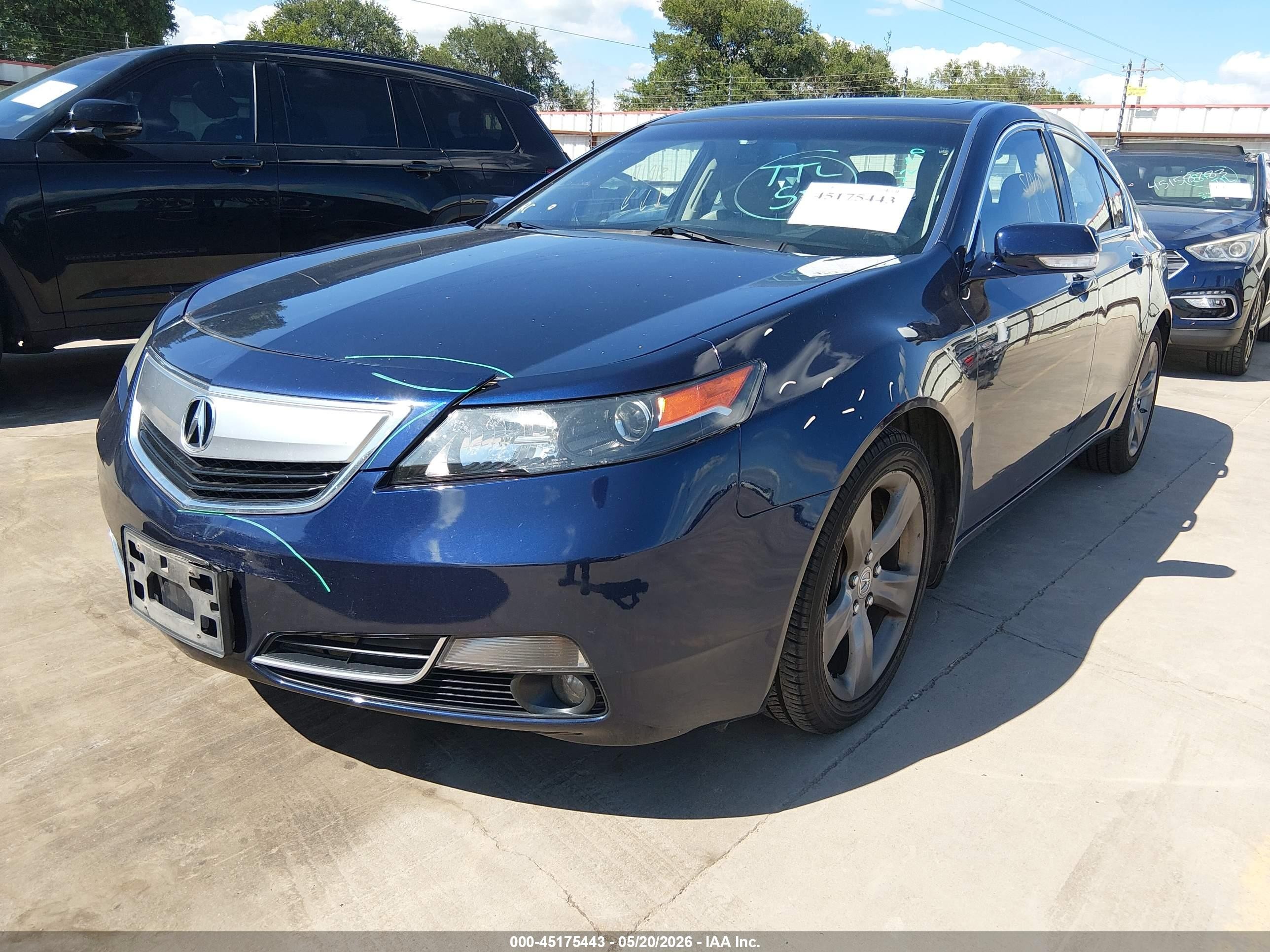 2013 Acura Tl 3.7 Navy vin: 19UUA9F57DA005574