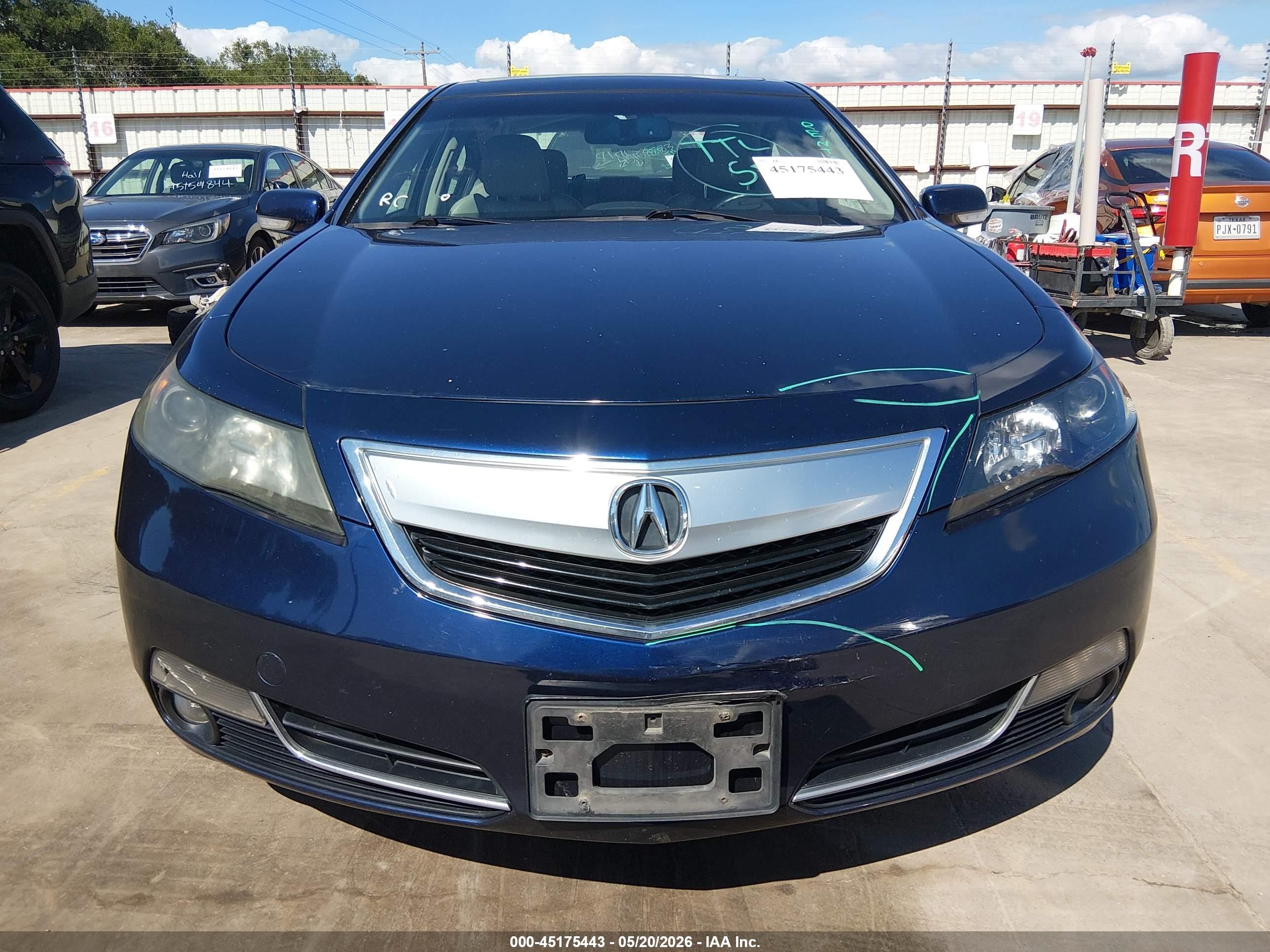 2013 Acura Tl 3.7 Navy vin: 19UUA9F57DA005574