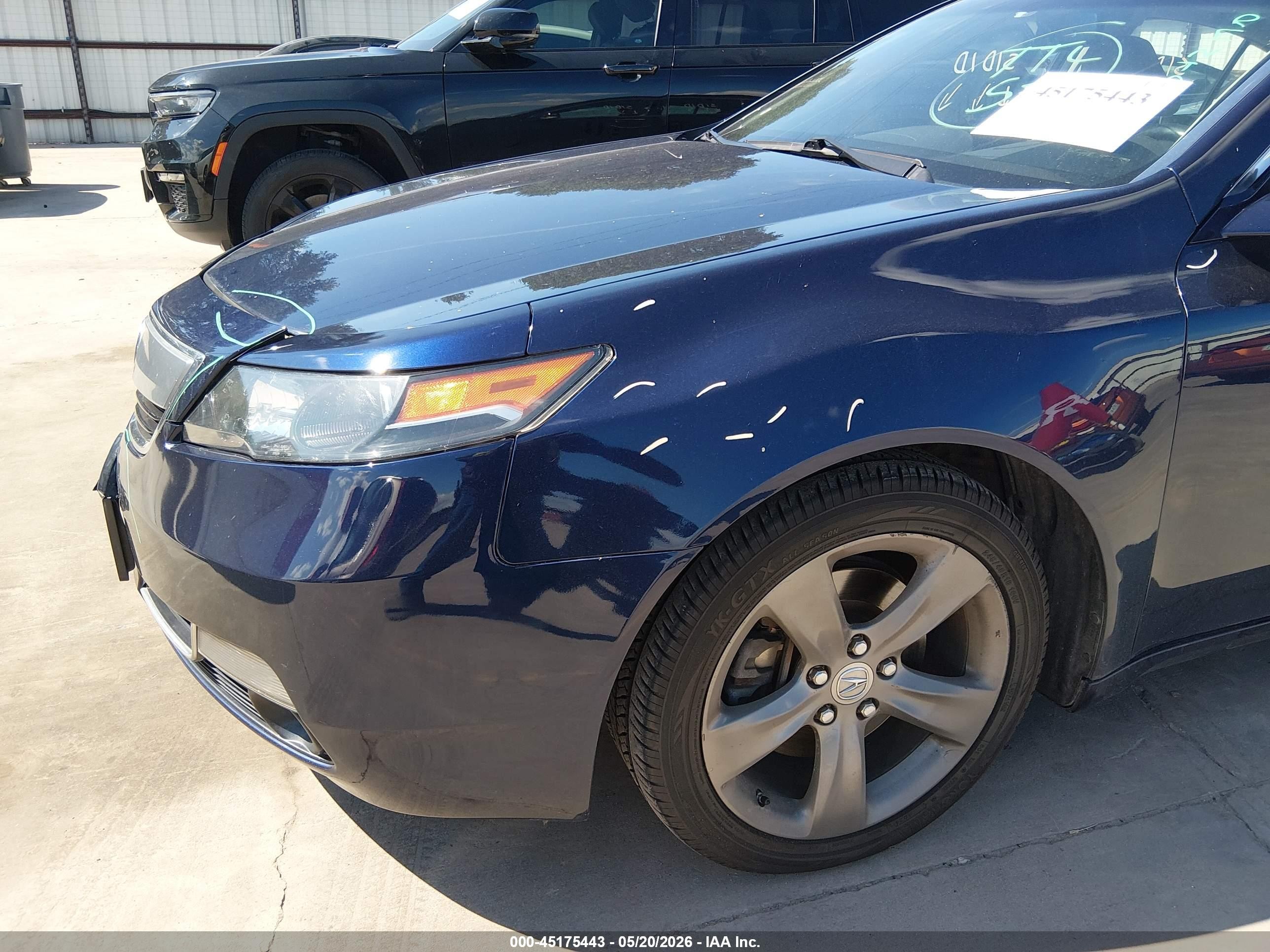 2013 Acura Tl 3.7 Navy vin: 19UUA9F57DA005574