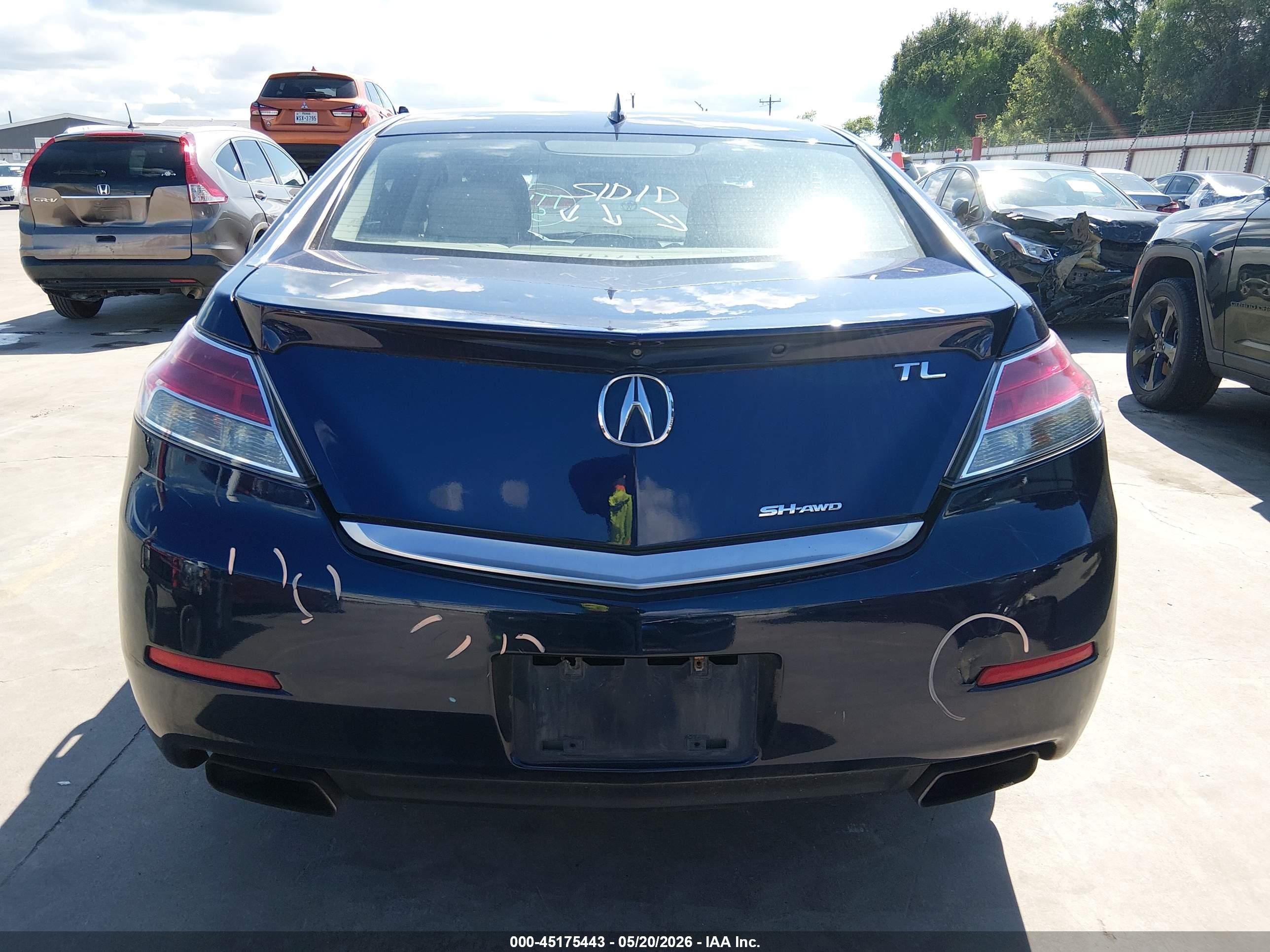 2013 Acura Tl 3.7 Navy vin: 19UUA9F57DA005574