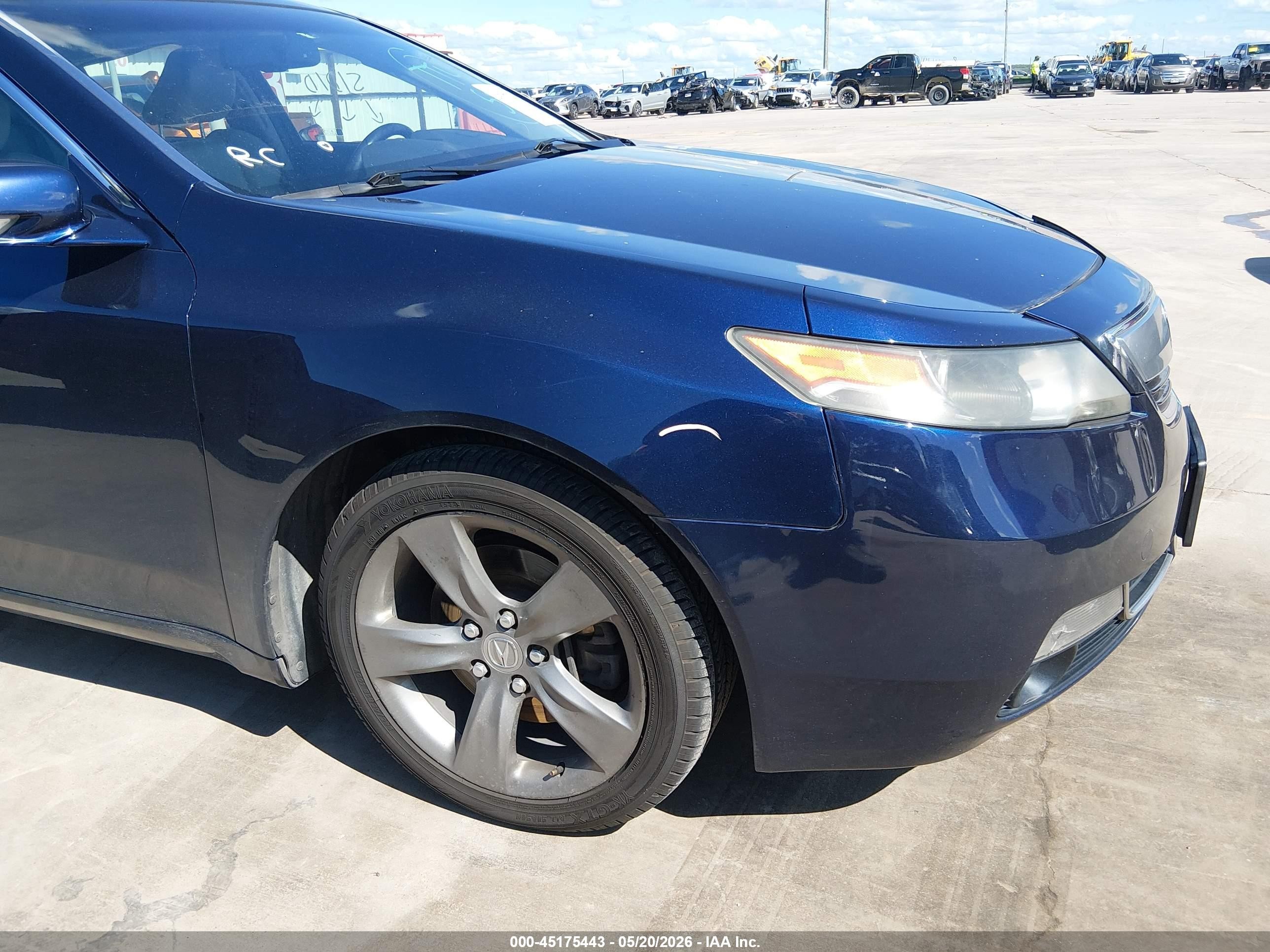 2013 Acura Tl 3.7 Navy vin: 19UUA9F57DA005574