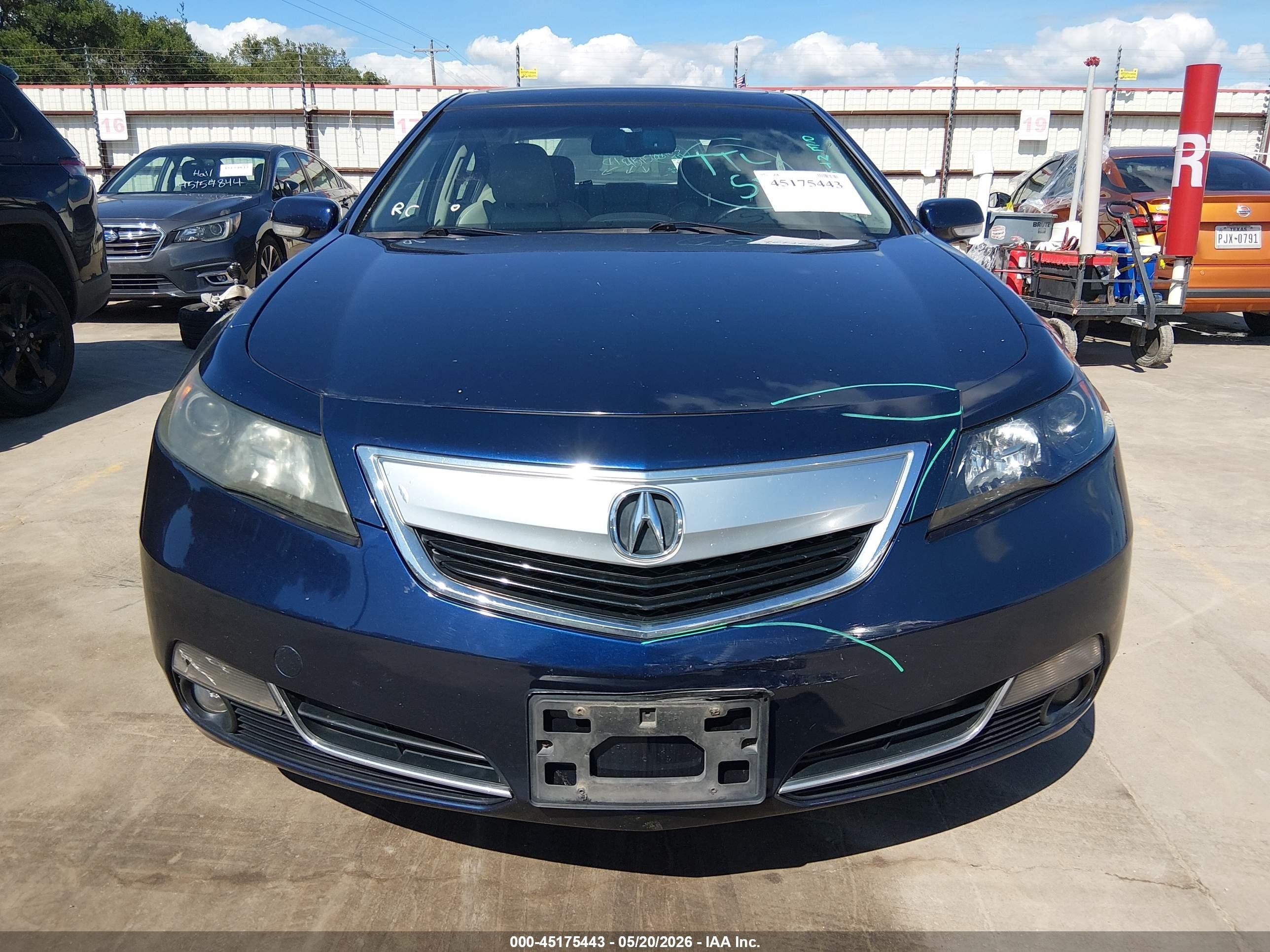 2013 Acura Tl 3.7 Navy vin: 19UUA9F57DA005574