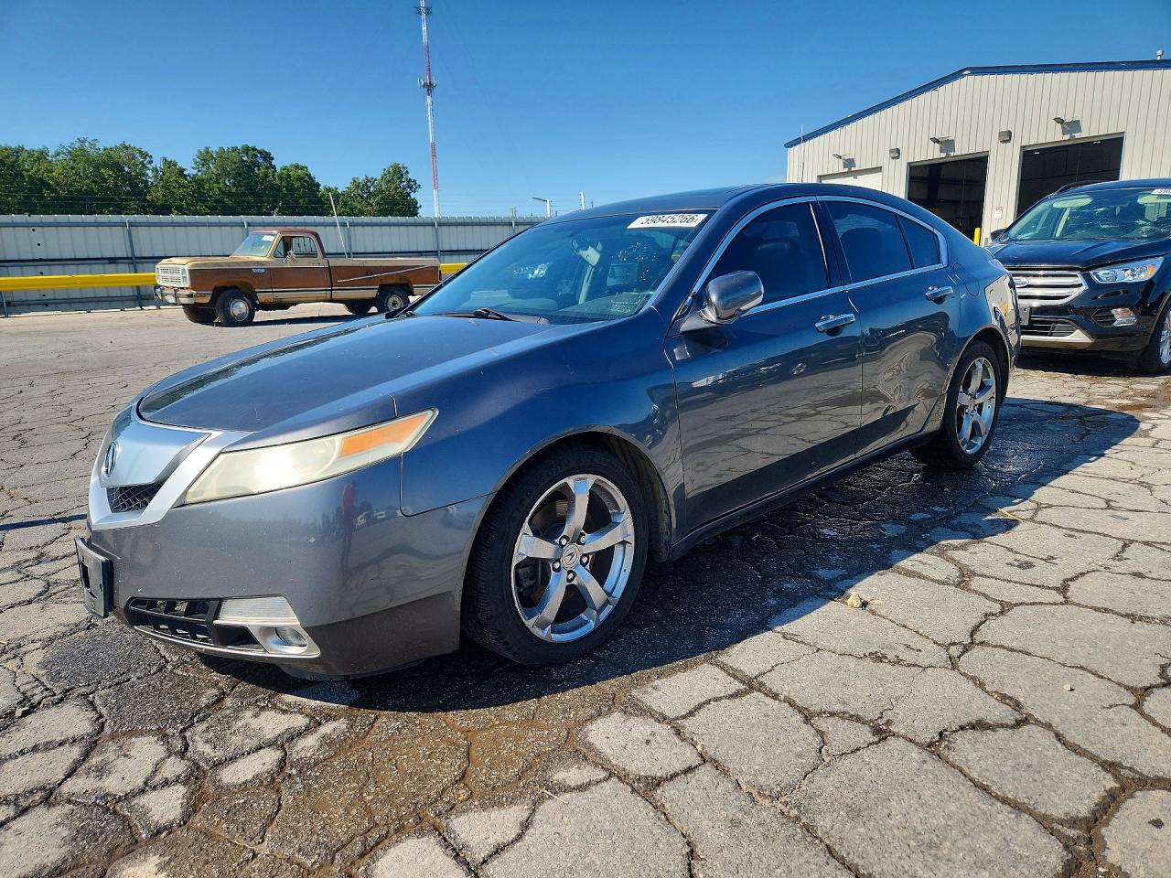 2010 Acura Tl Gray vin: 19UUA9F58AA002503