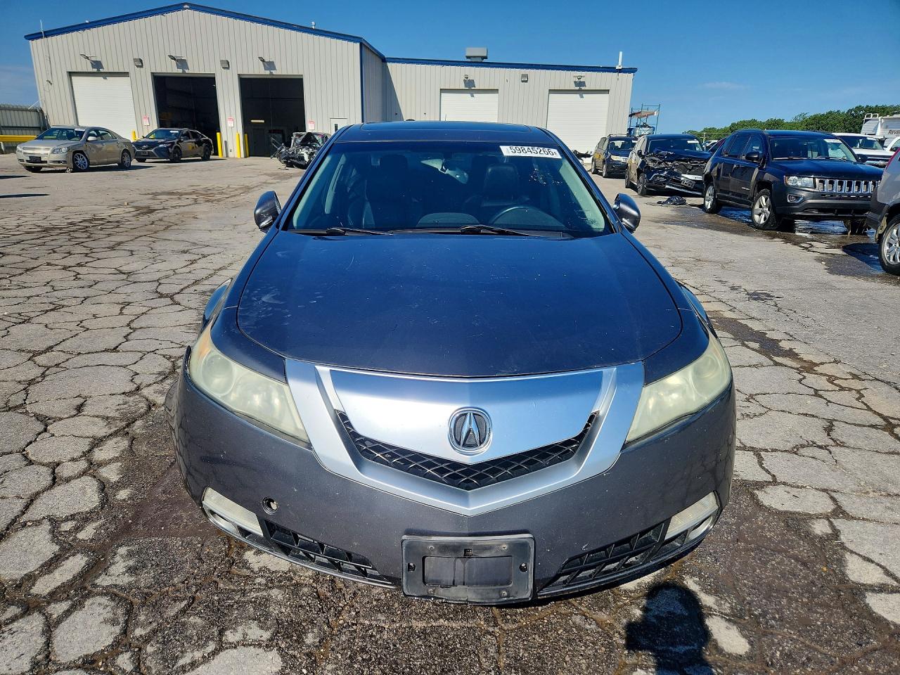 2010 Acura Tl Gray vin: 19UUA9F58AA002503