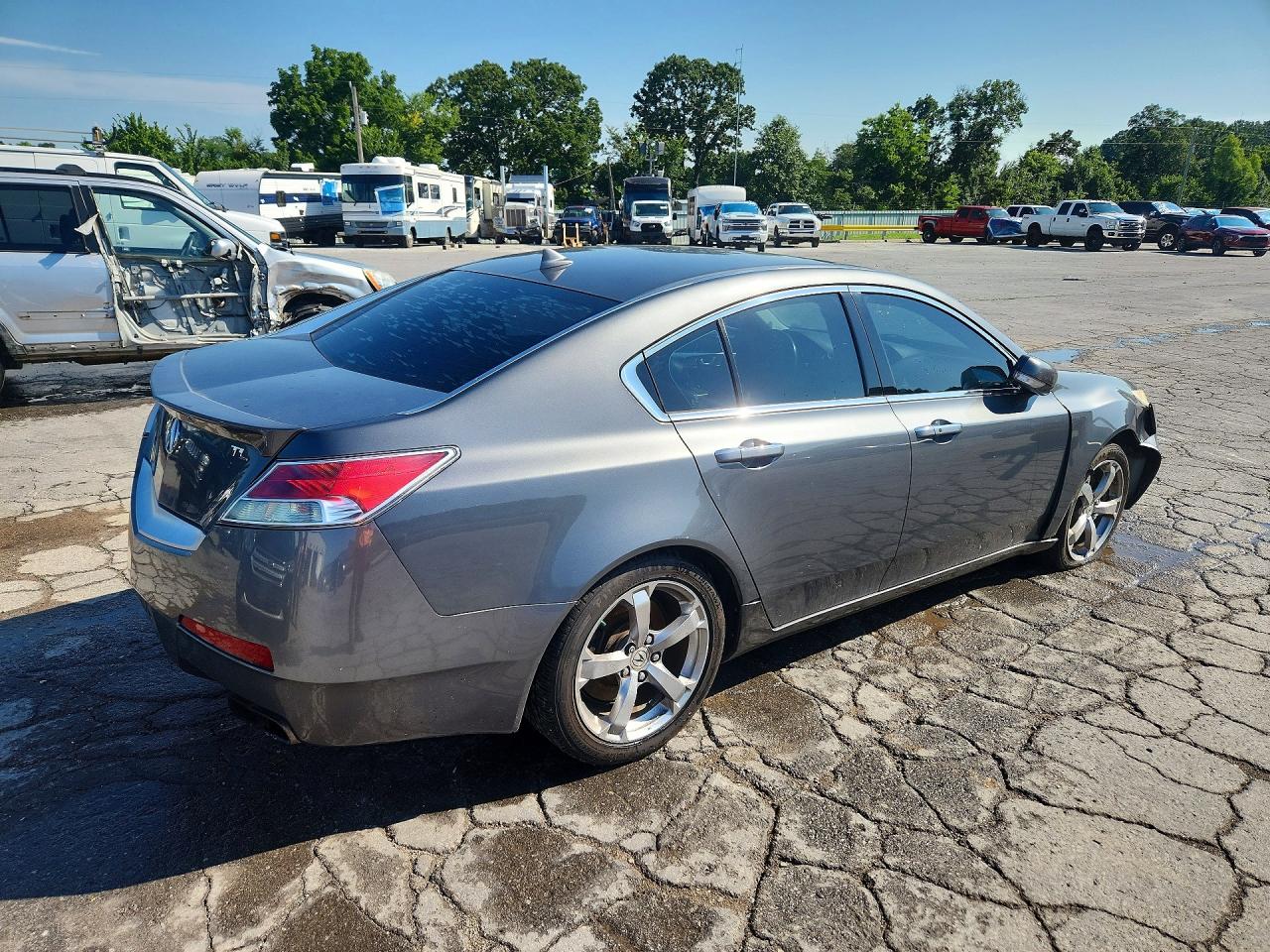 2010 Acura Tl Gray vin: 19UUA9F58AA002503