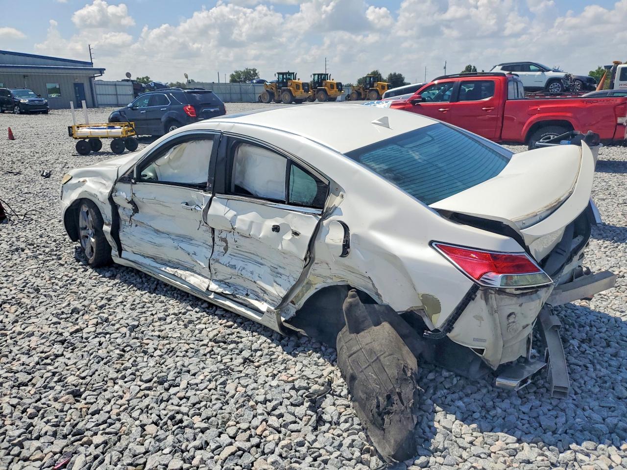 2010 Acura Tl Белый vin: 19UUA9F58AA005885