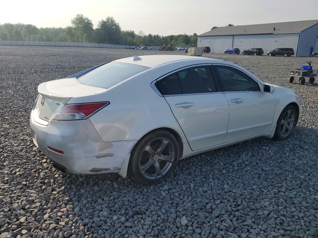 2010 Acura Tl White vin: 19UUA9F58AA007622