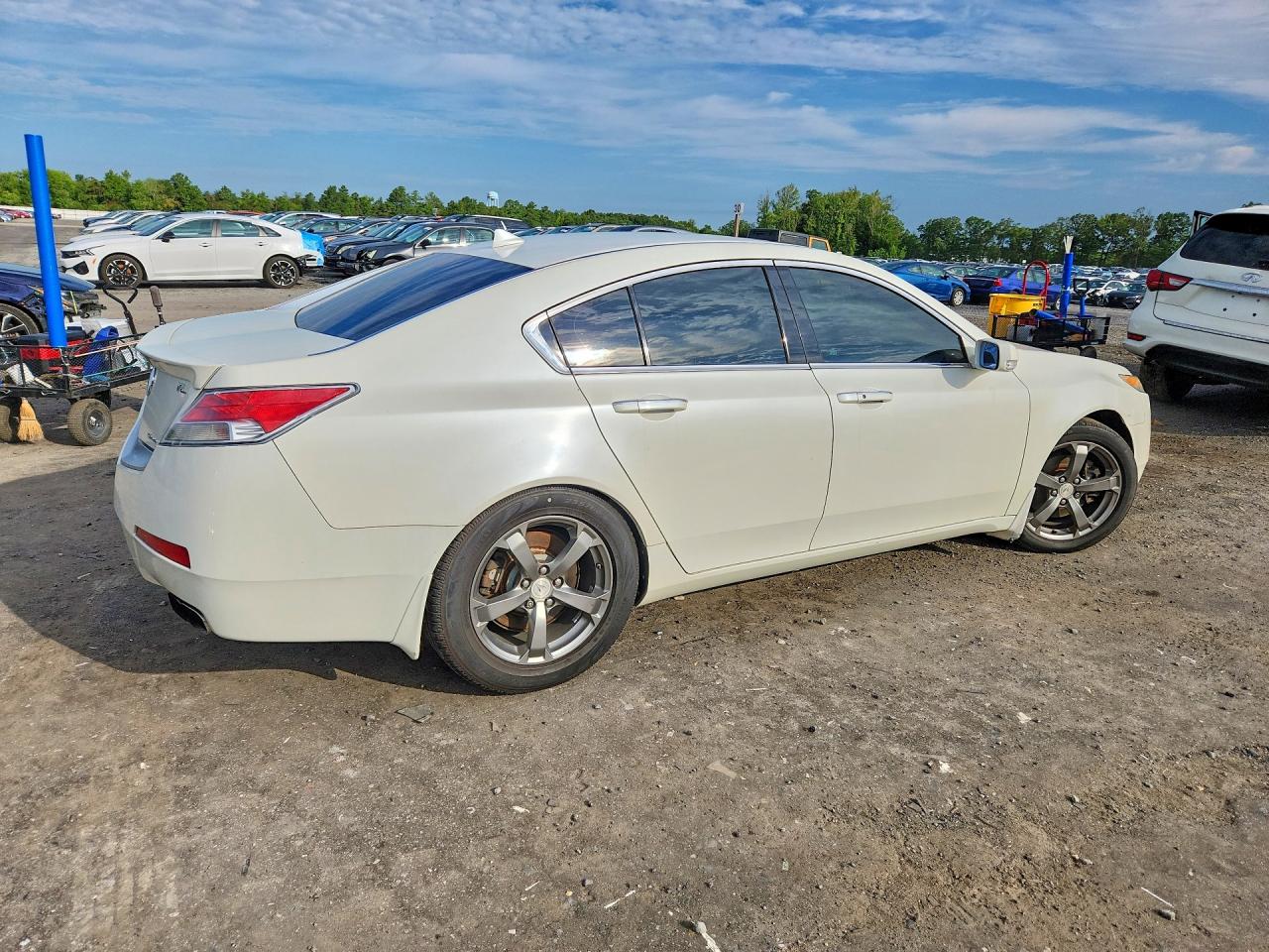 2010 Acura Tl Белый vin: 19UUA9F58AA007930