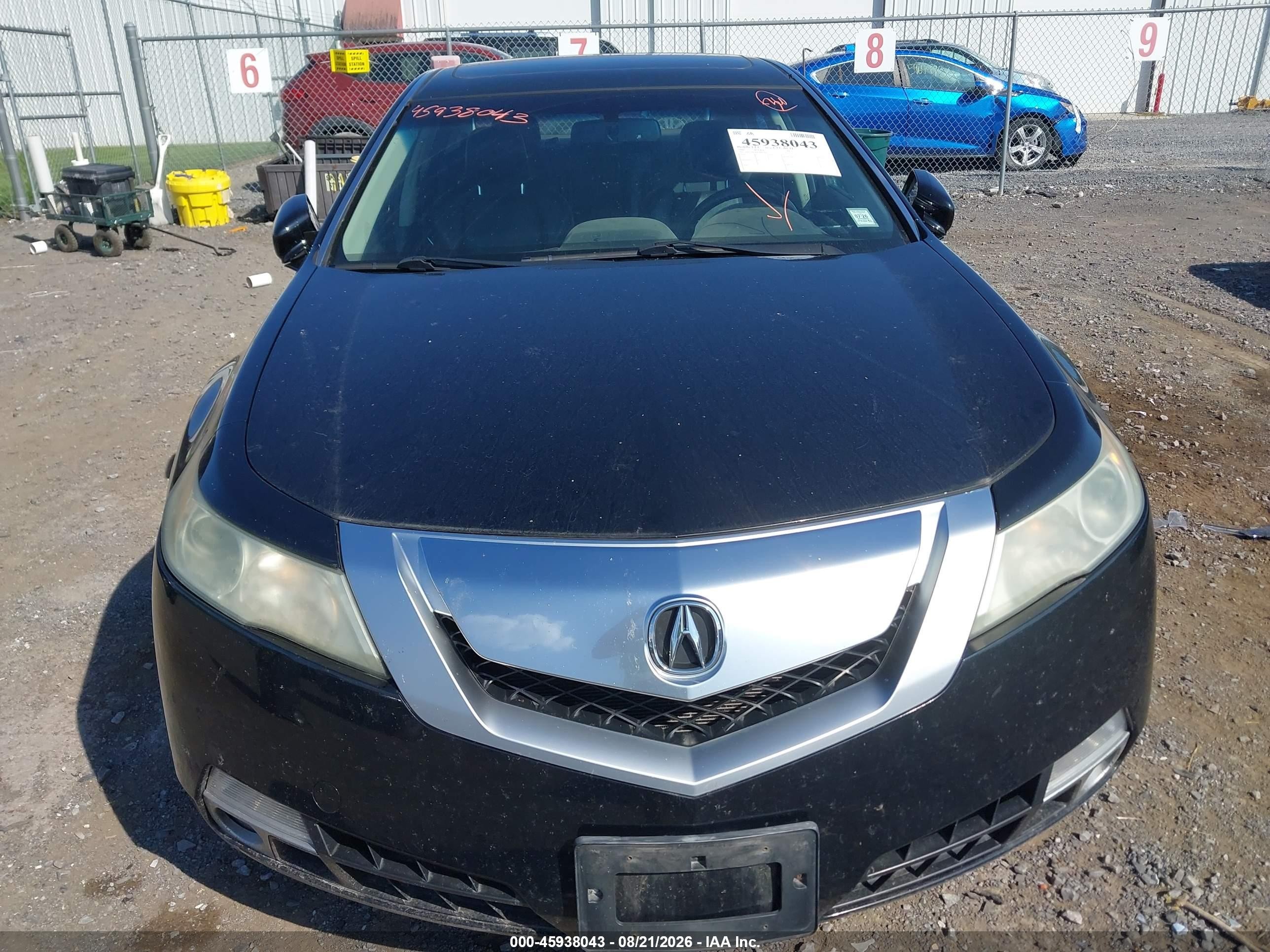 2010 Acura Tl 3.7 Black vin: 19UUA9F58AA009421