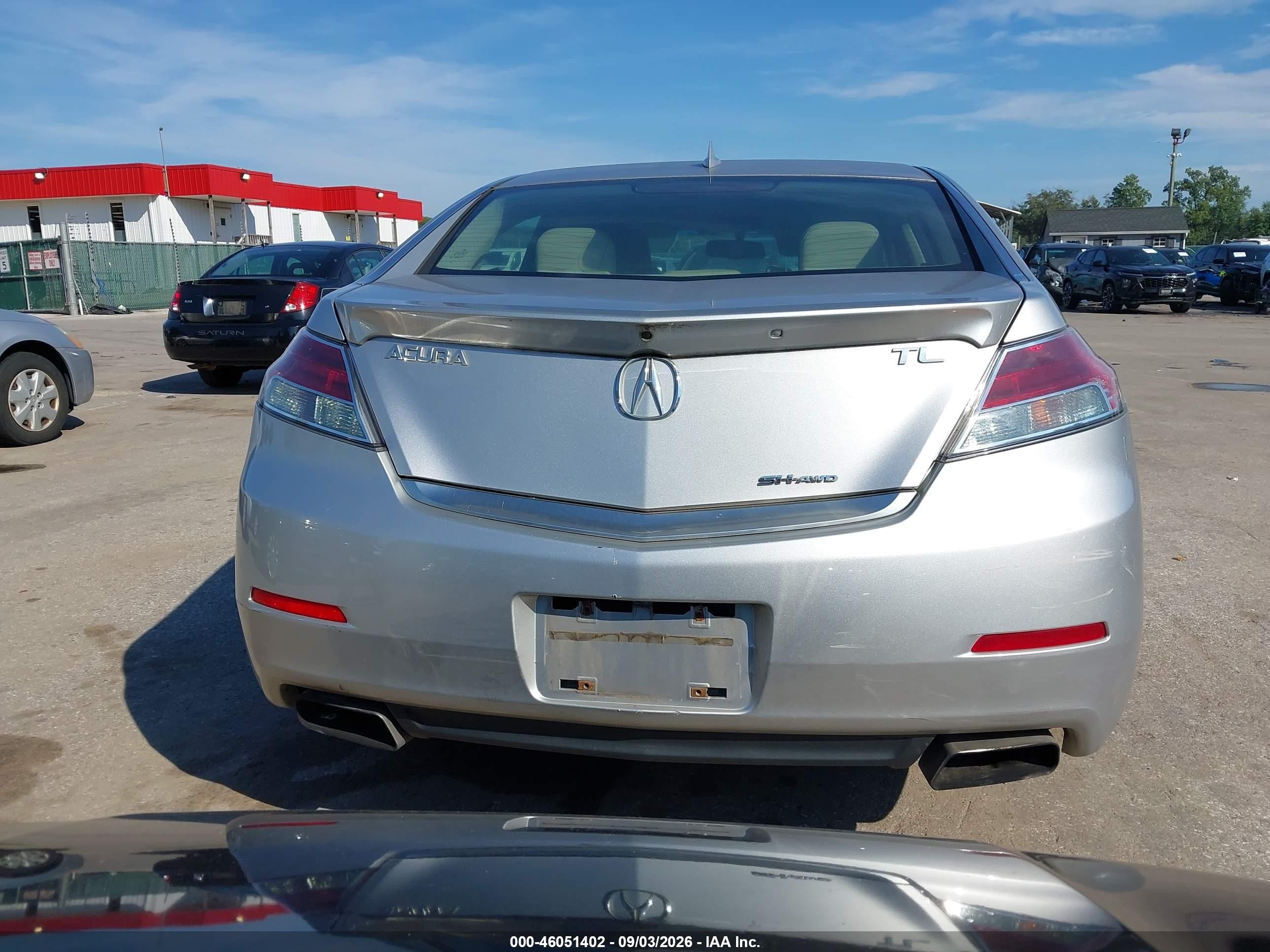 2012 Acura Tl 3.7 Silver vin: 19UUA9F58CA004271