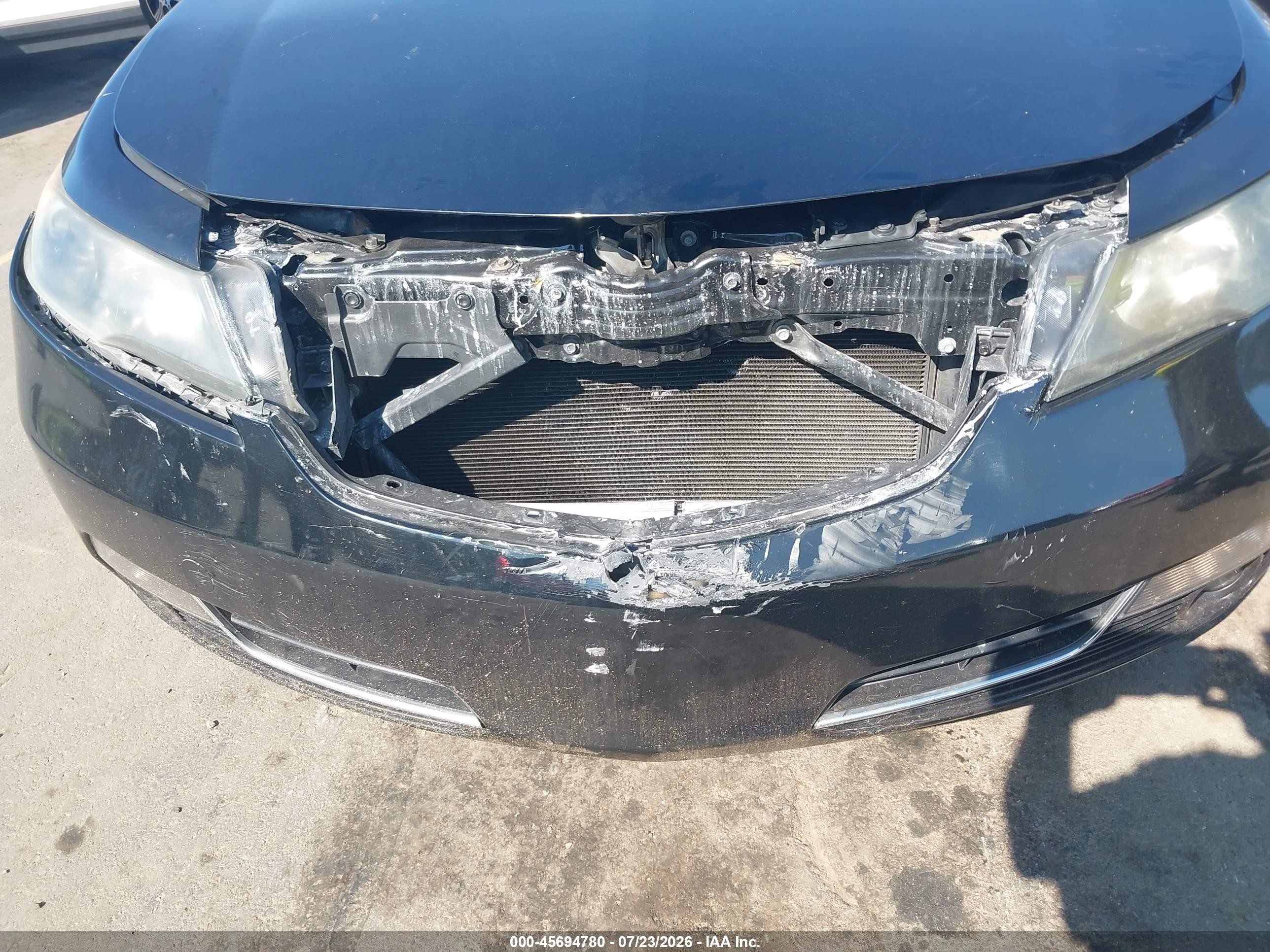2013 Acura Tl 3.7 Black vin: 19UUA9F58DA003333