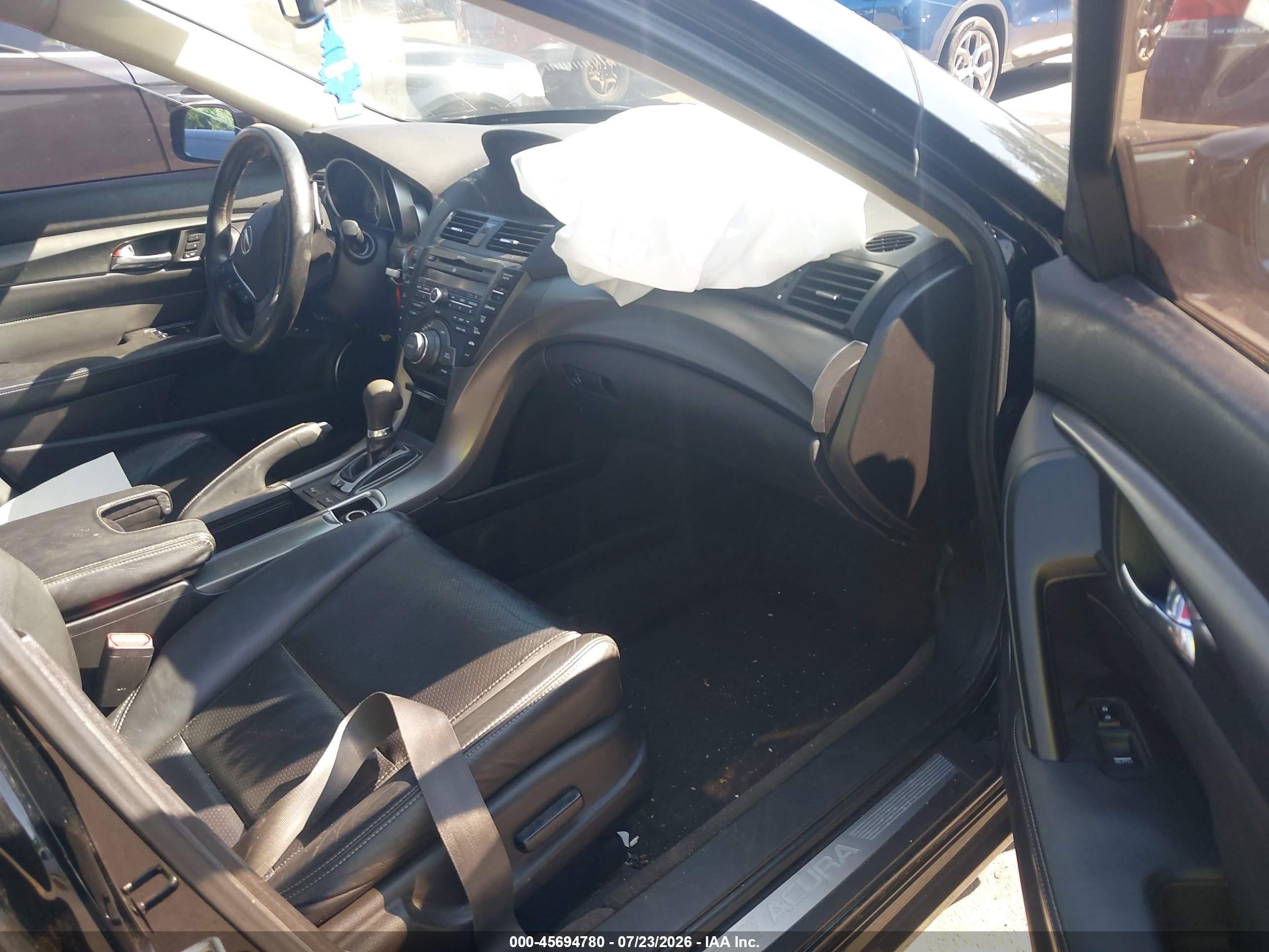 2013 Acura Tl 3.7 Black vin: 19UUA9F58DA003333