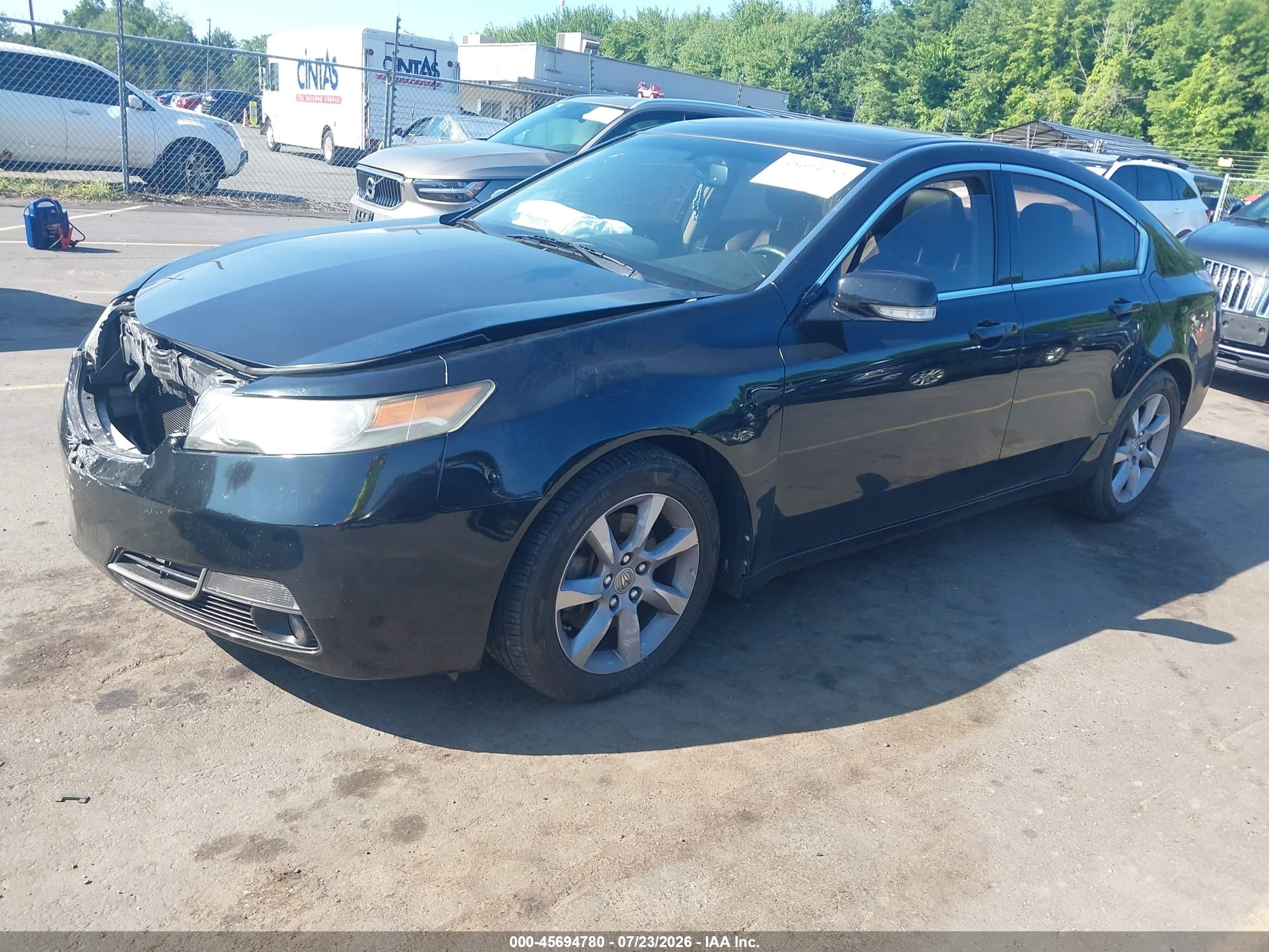 2013 Acura Tl 3.7 Black vin: 19UUA9F58DA003333