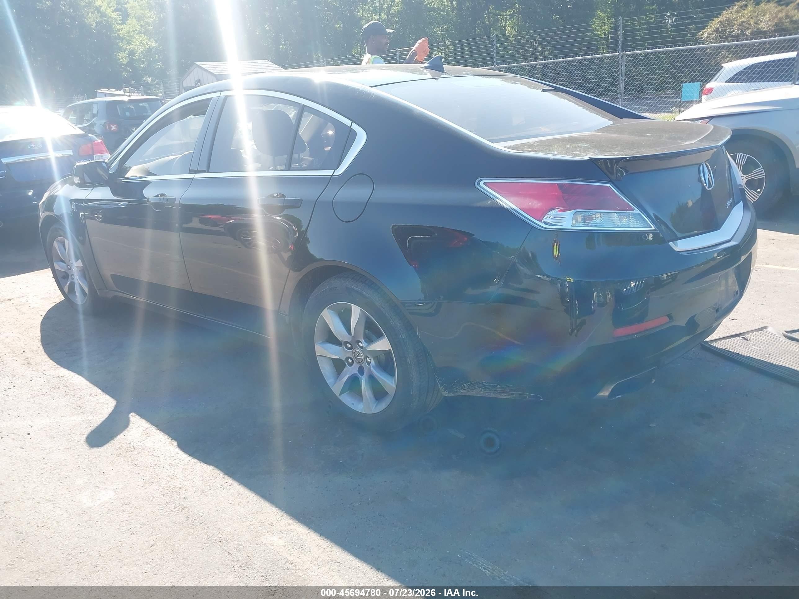 2013 Acura Tl 3.7 Black vin: 19UUA9F58DA003333