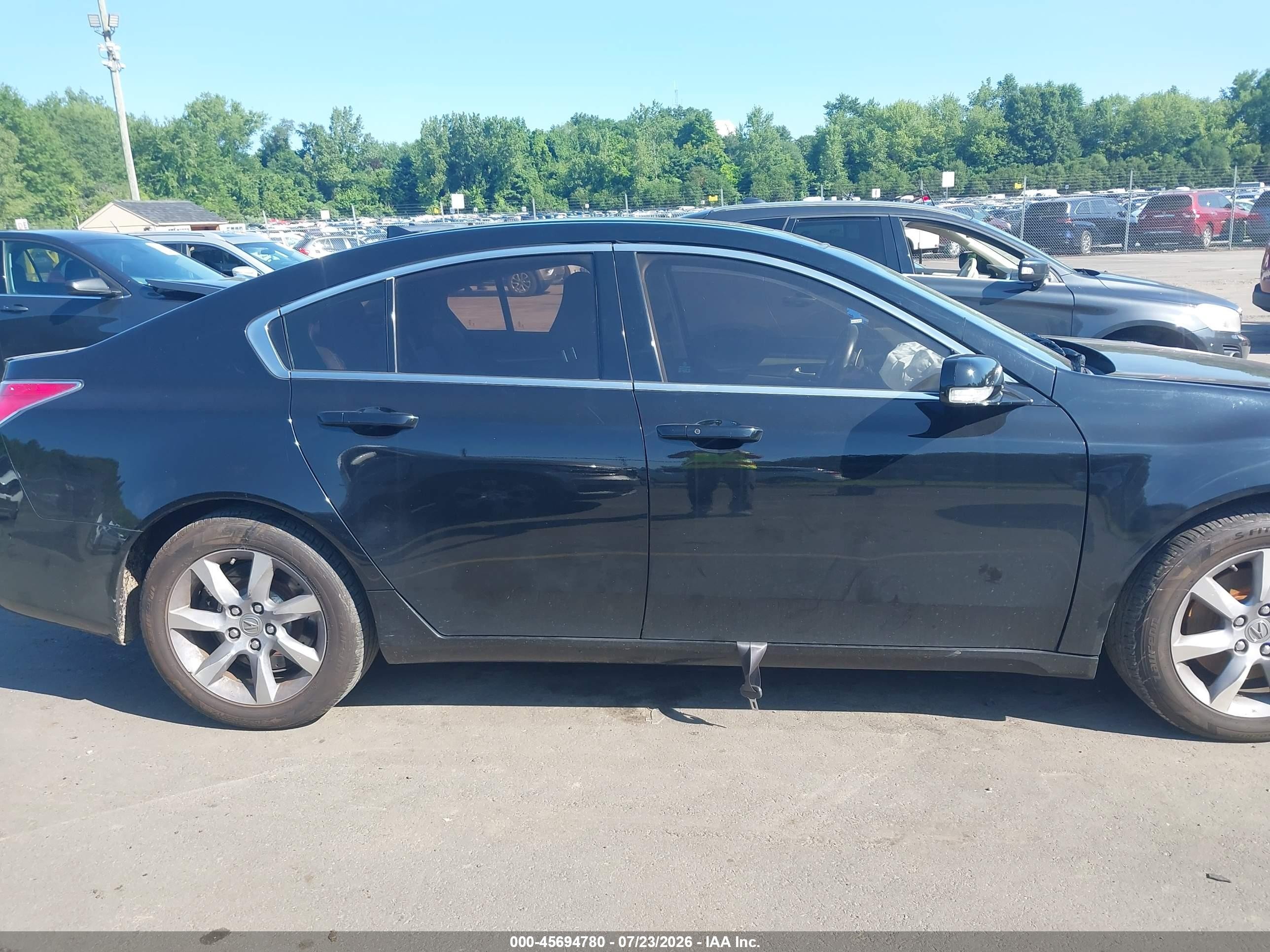 2013 Acura Tl 3.7 Black vin: 19UUA9F58DA003333
