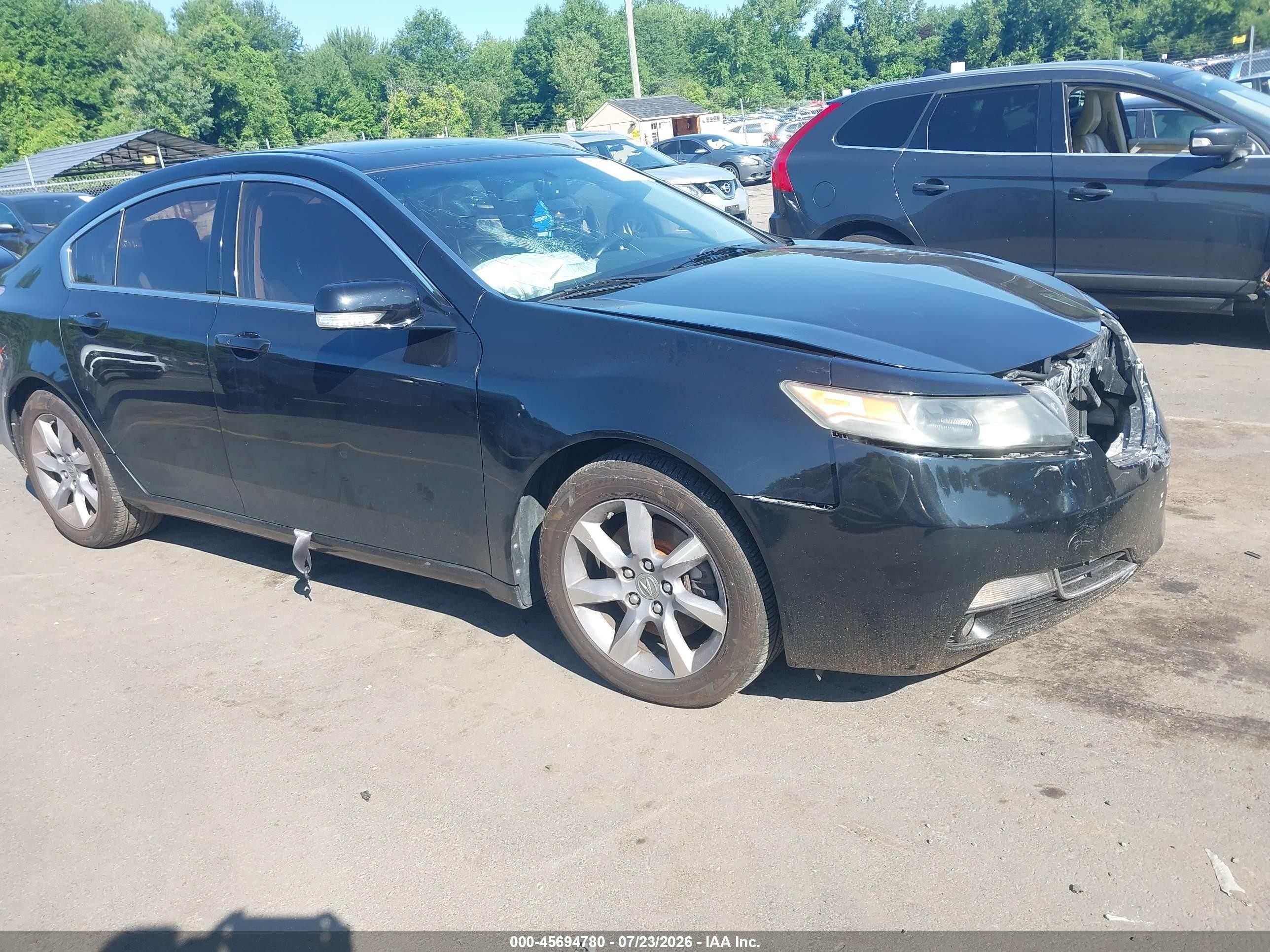 2013 Acura Tl 3.7 Черный vin: 19UUA9F58DA003333