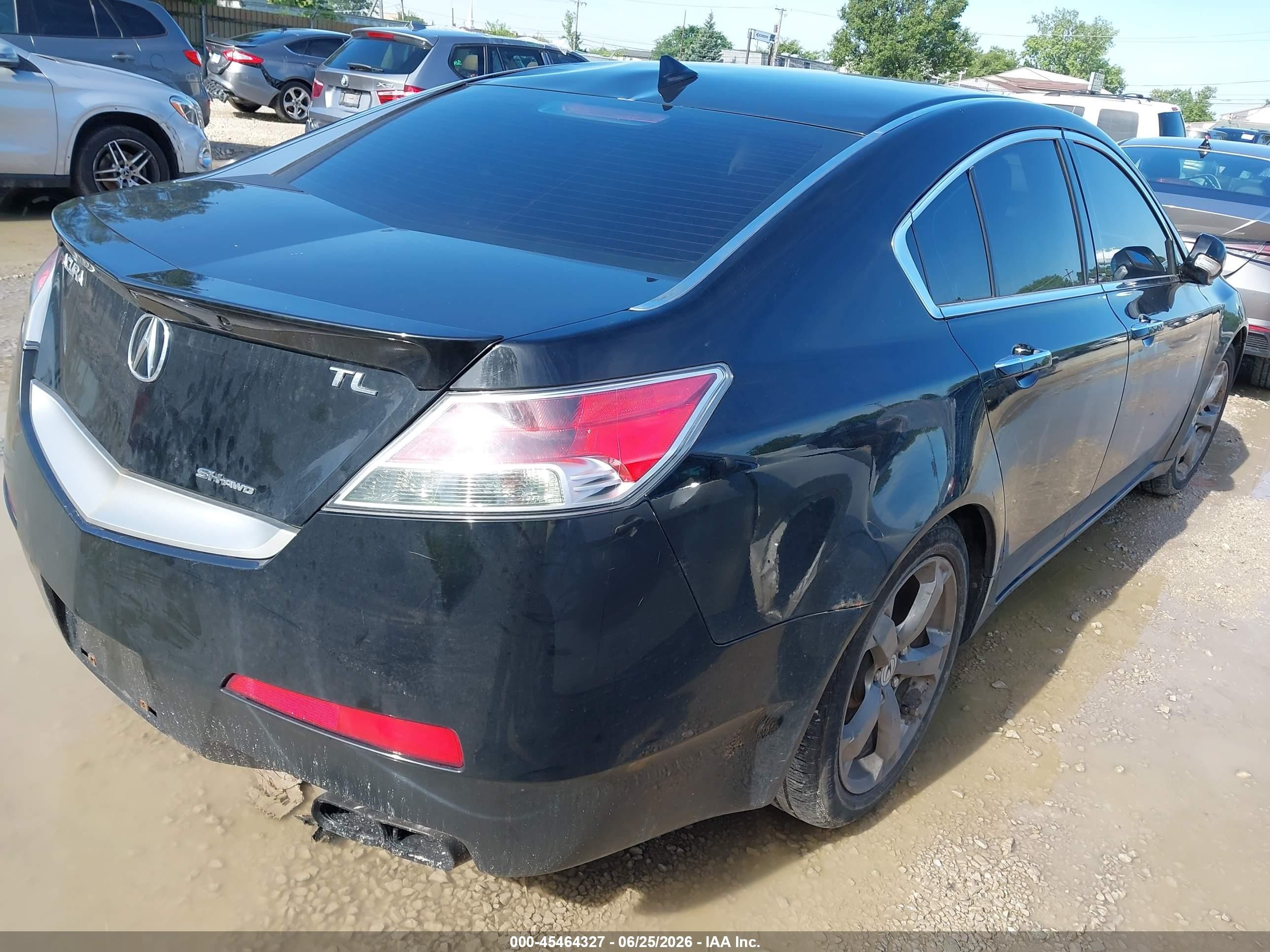 2010 Acura Tl 3.7 Black vin: 19UUA9F59AA009427