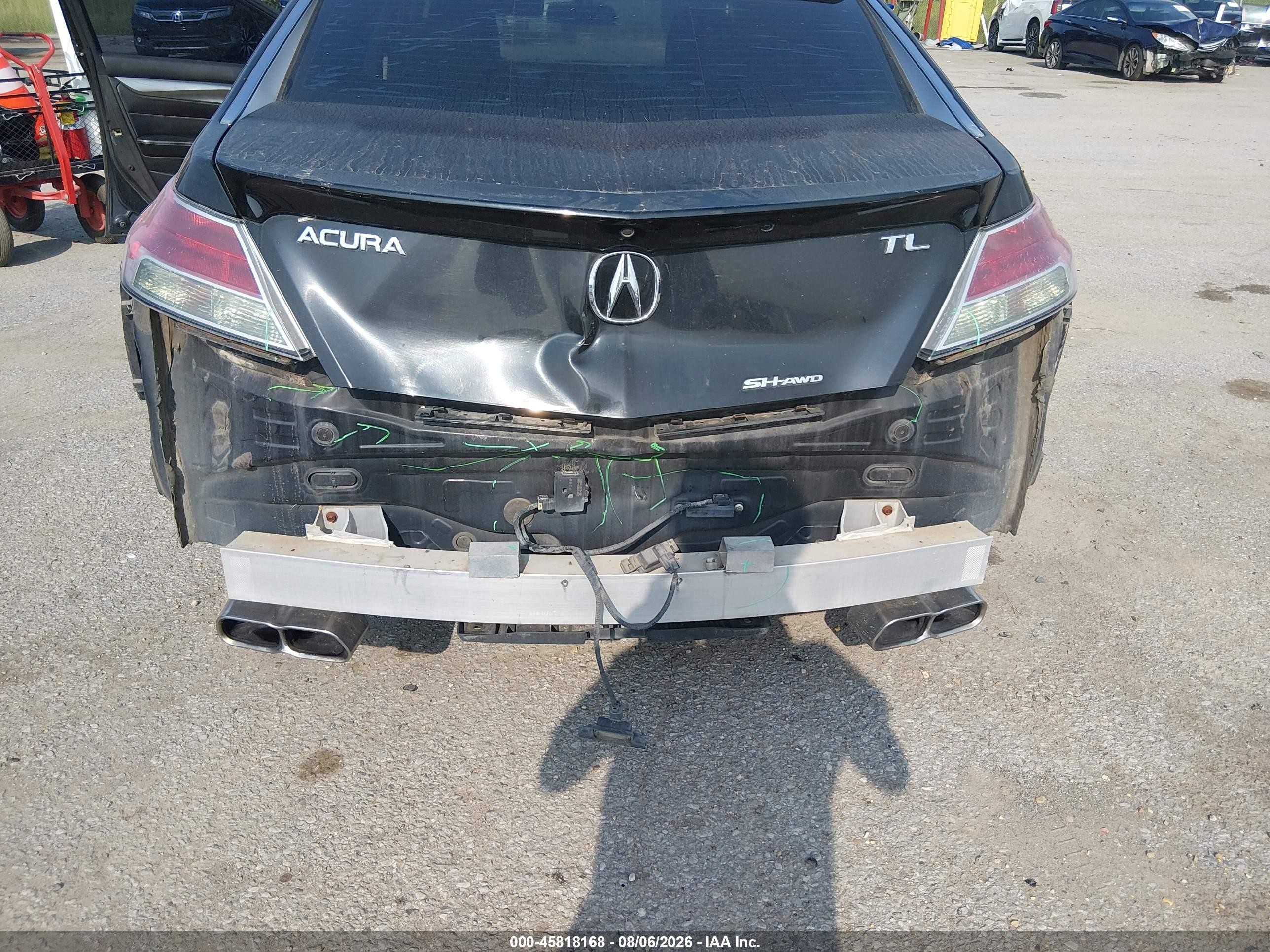 2011 Acura Tl 3.7 Black vin: 19UUA9F59BA001894