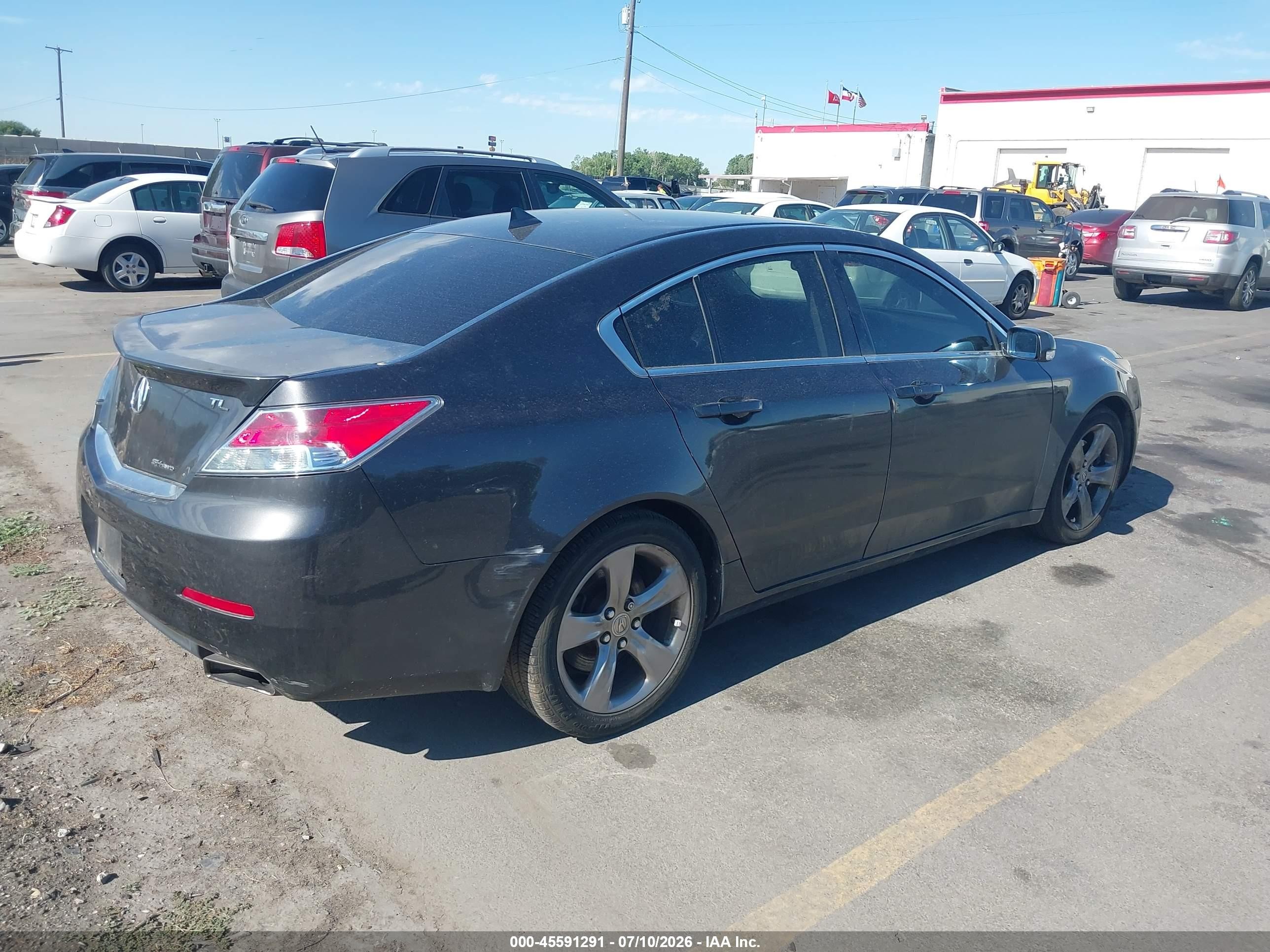 2013 Acura Tl 3.7 Gray vin: 19UUA9F59DA005253