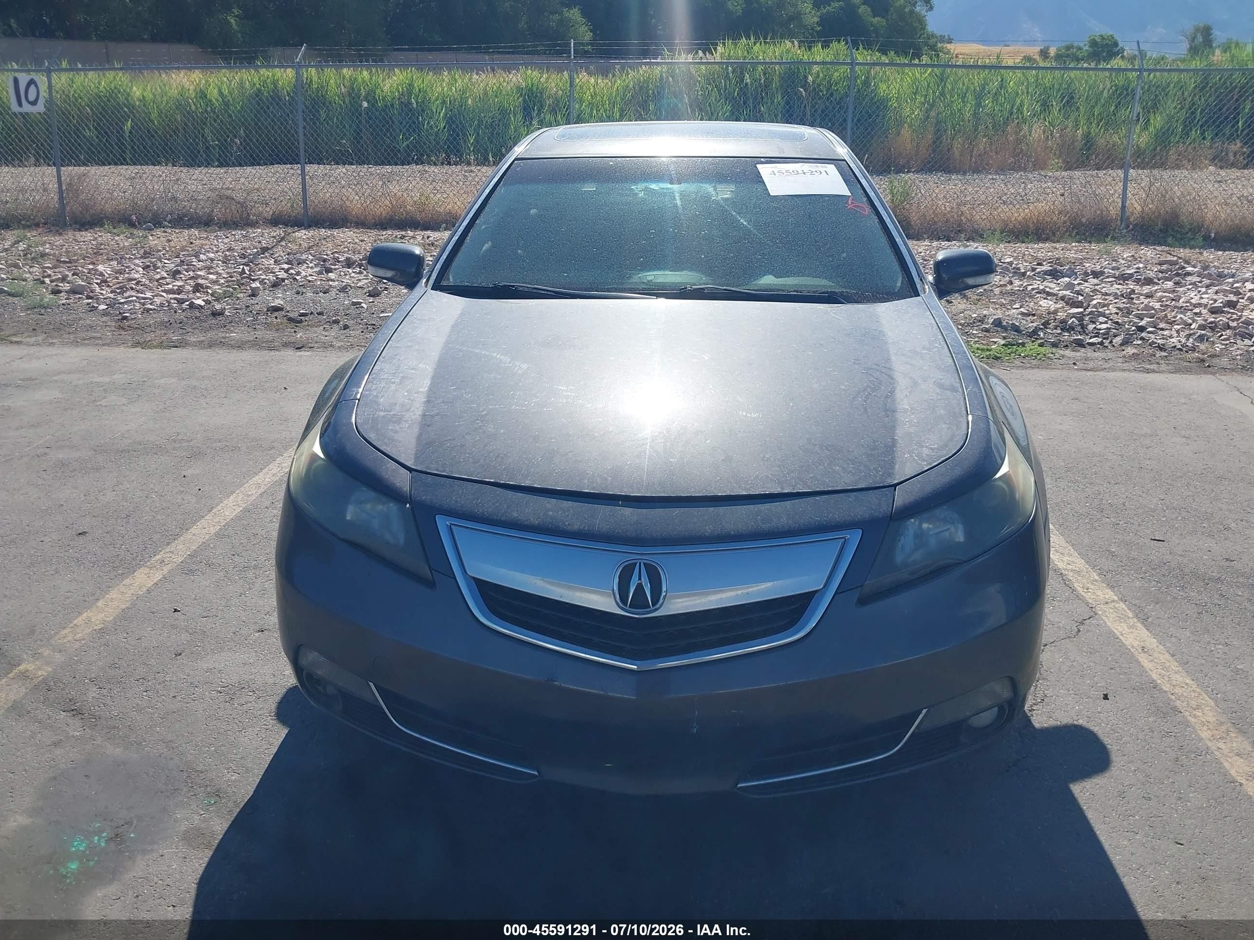 2013 Acura Tl 3.7 Gray vin: 19UUA9F59DA005253