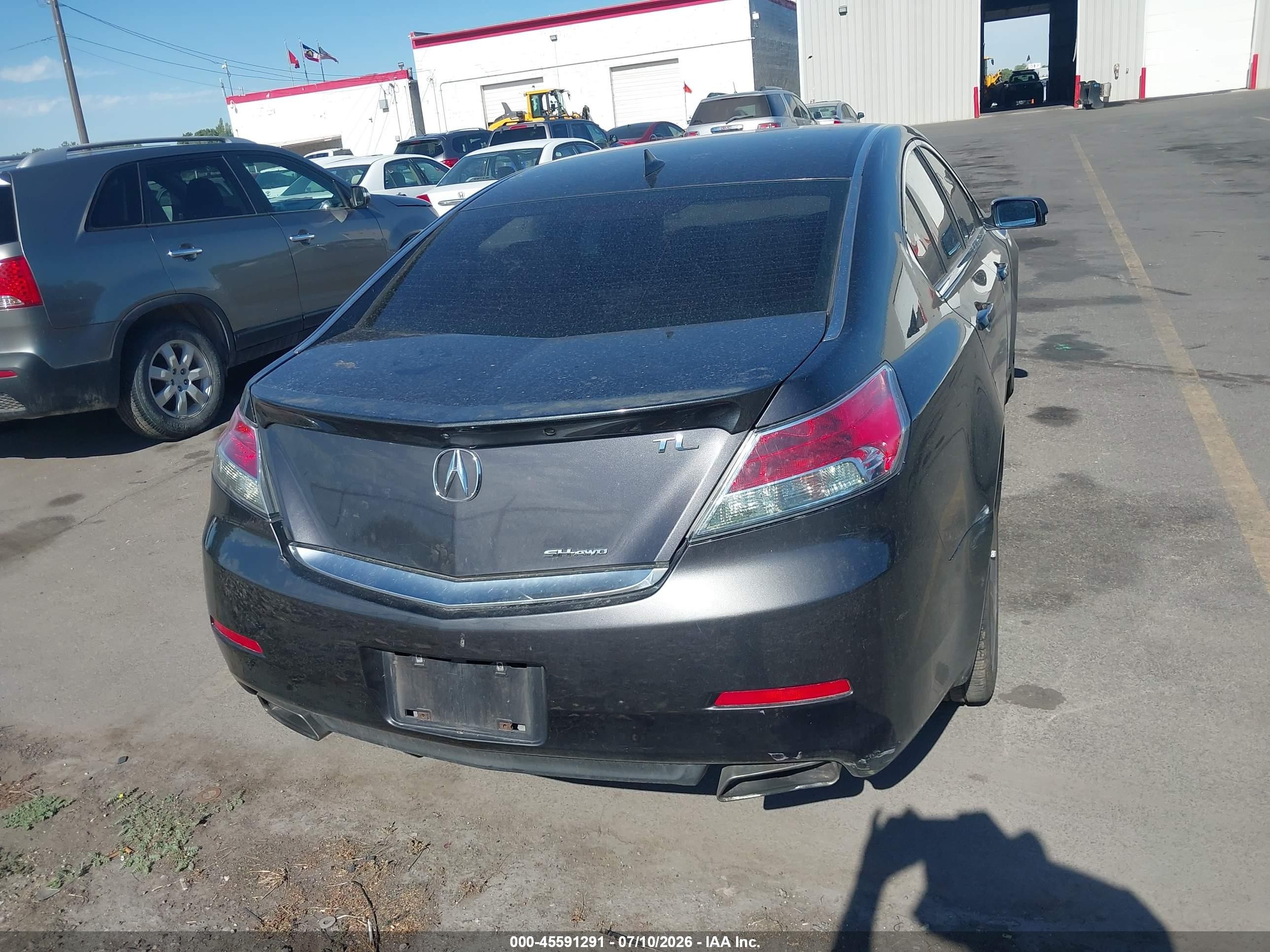 2013 Acura Tl 3.7 Gray vin: 19UUA9F59DA005253