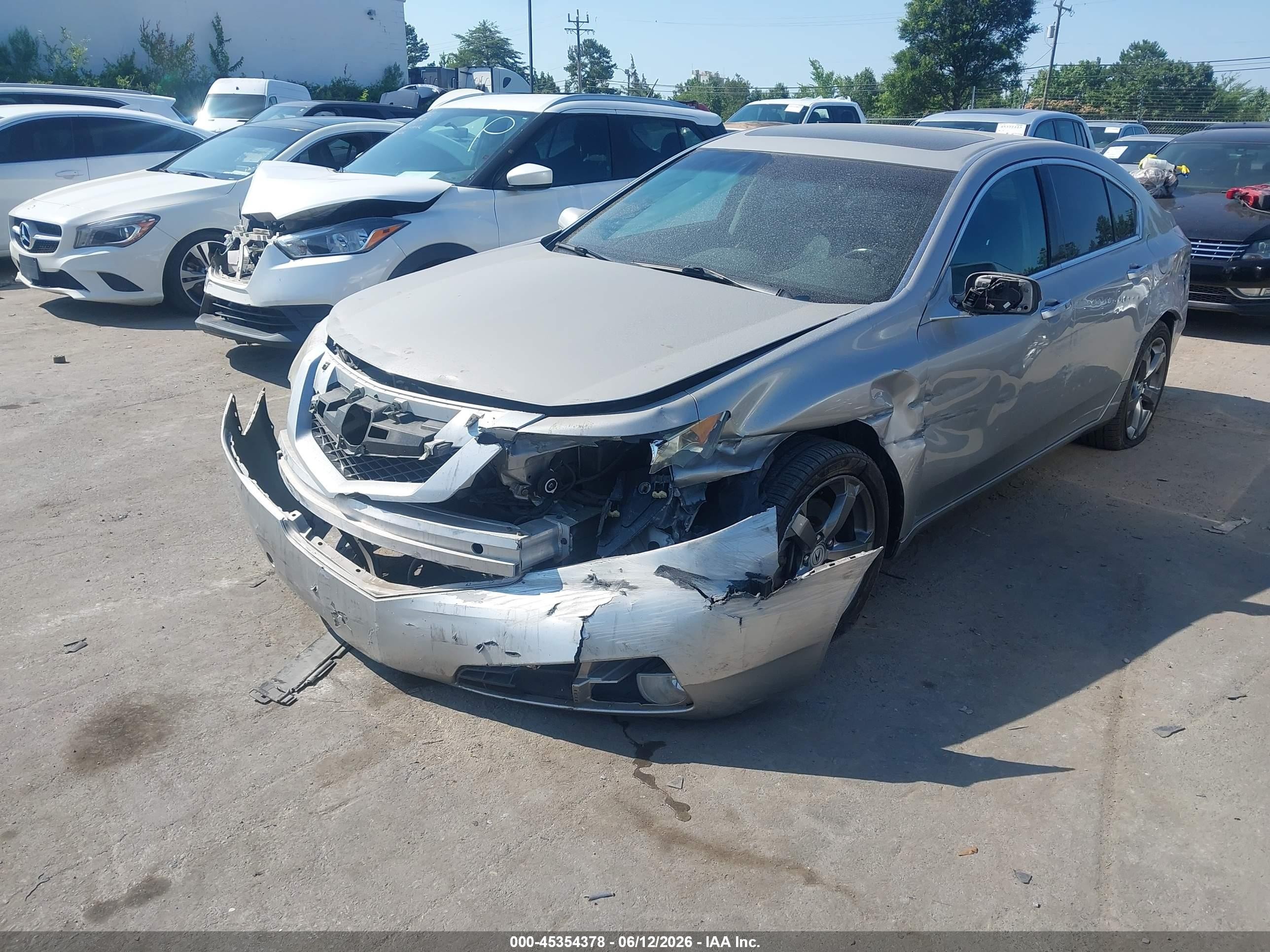 2011 Acura Tl 3.7 Gray vin: 19UUA9F5XBA000690