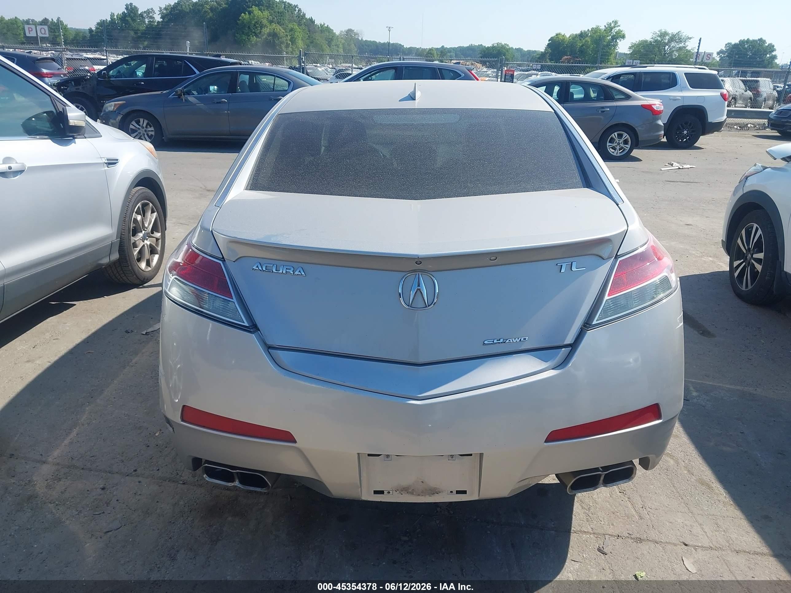 2011 Acura Tl 3.7 Gray vin: 19UUA9F5XBA000690