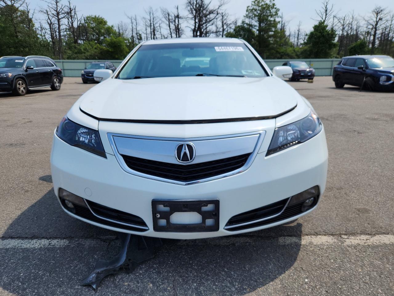 2012 Acura Tl White vin: 19UUA9F5XCA002456