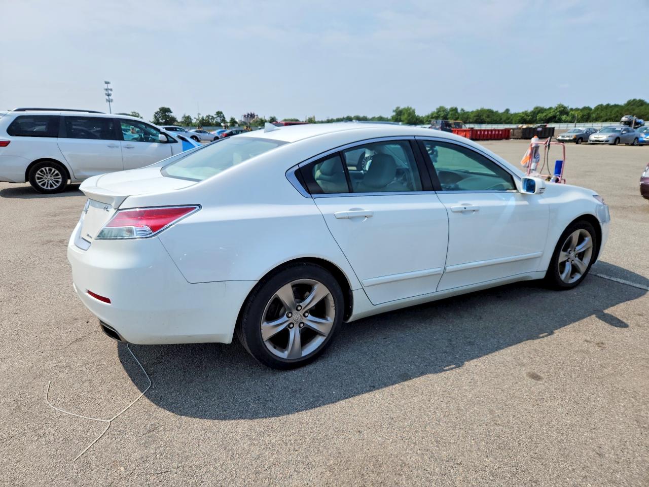 2012 Acura Tl White vin: 19UUA9F5XCA002456