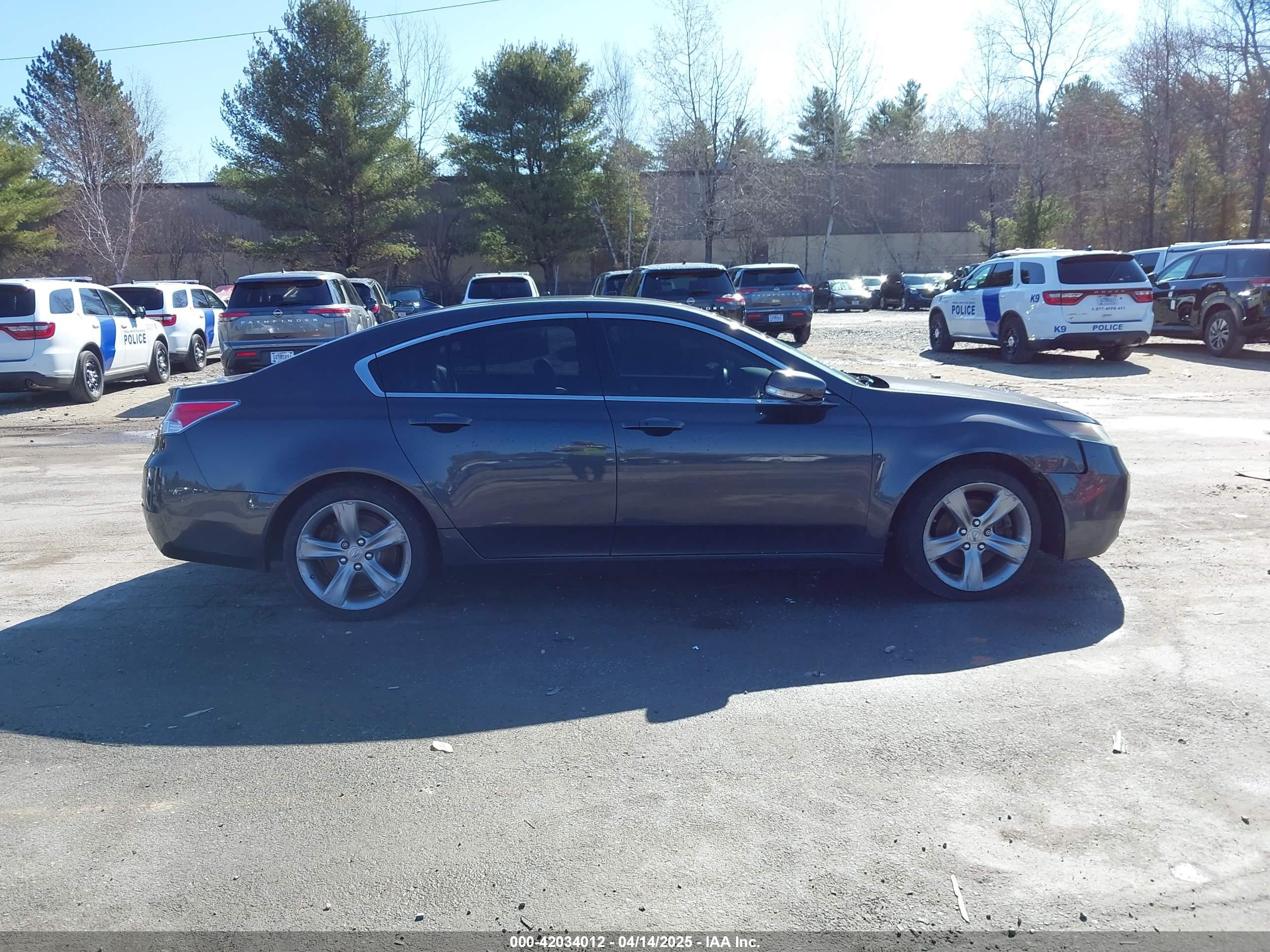 2013 Acura Tl 3.7 Серый vin: 19UUA9F5XDA002930