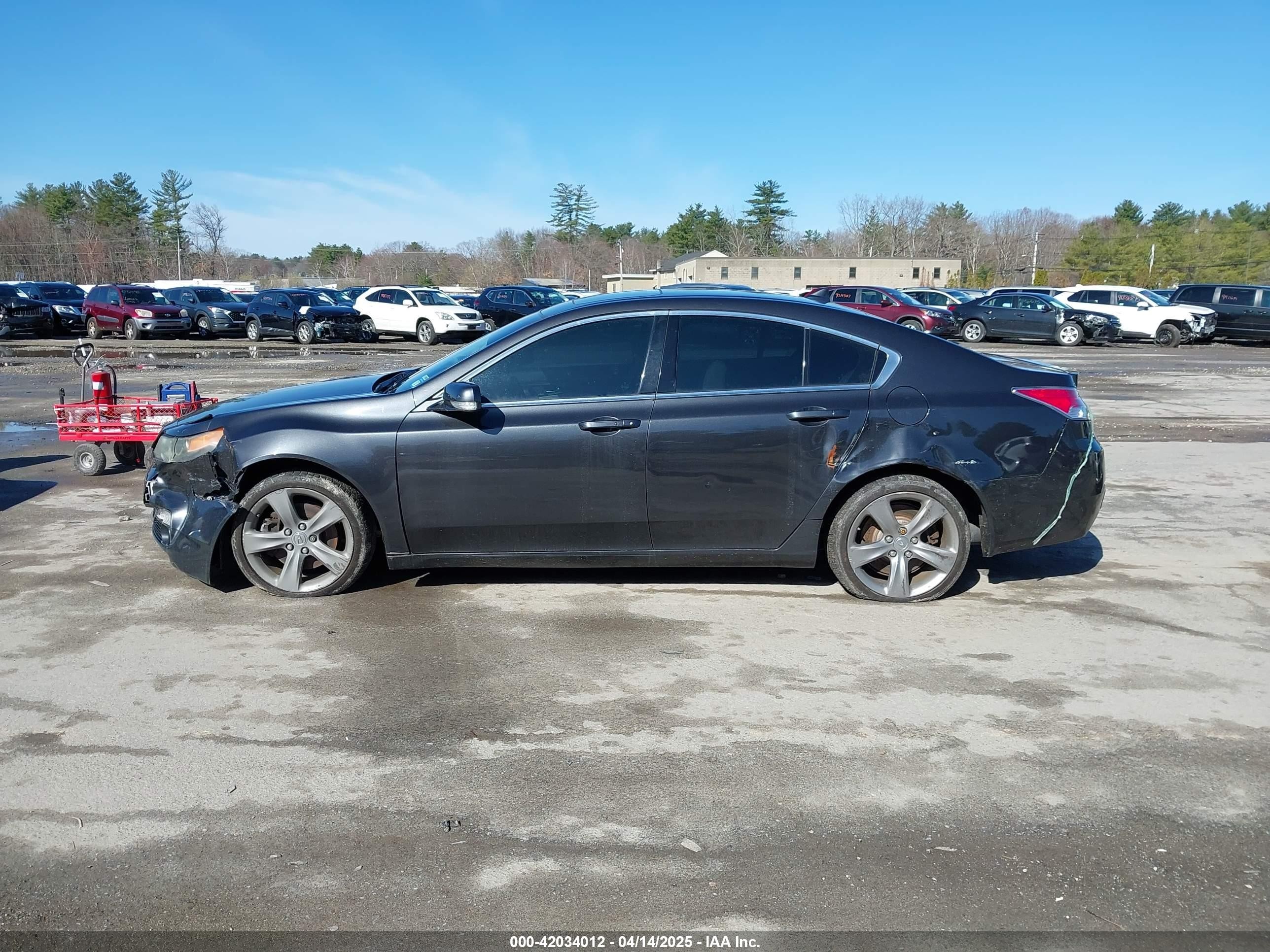 2013 Acura Tl 3.7 Серый vin: 19UUA9F5XDA002930
