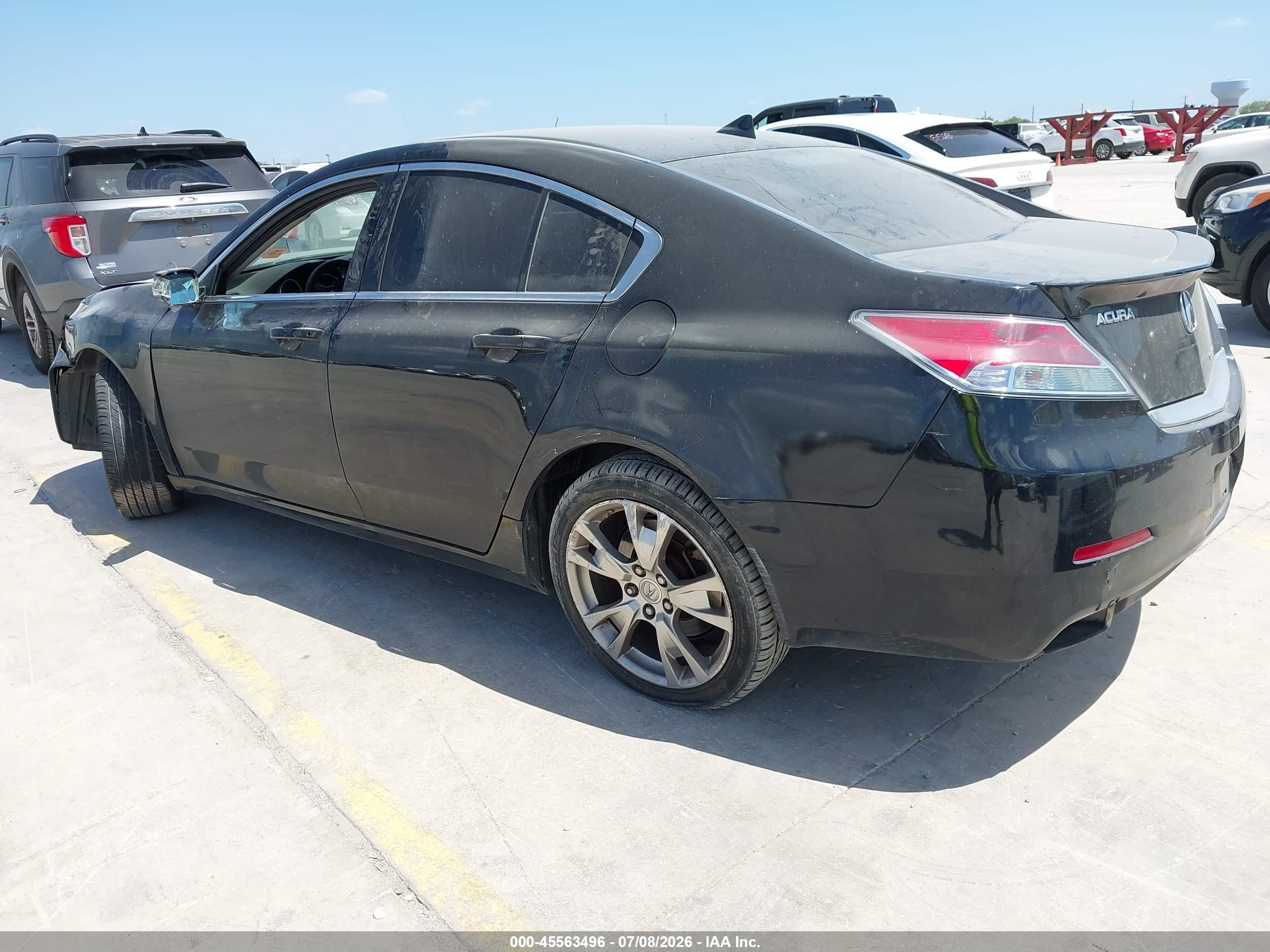 2012 Acura Tl 3.7 Black vin: 19UUA9F71CA005098