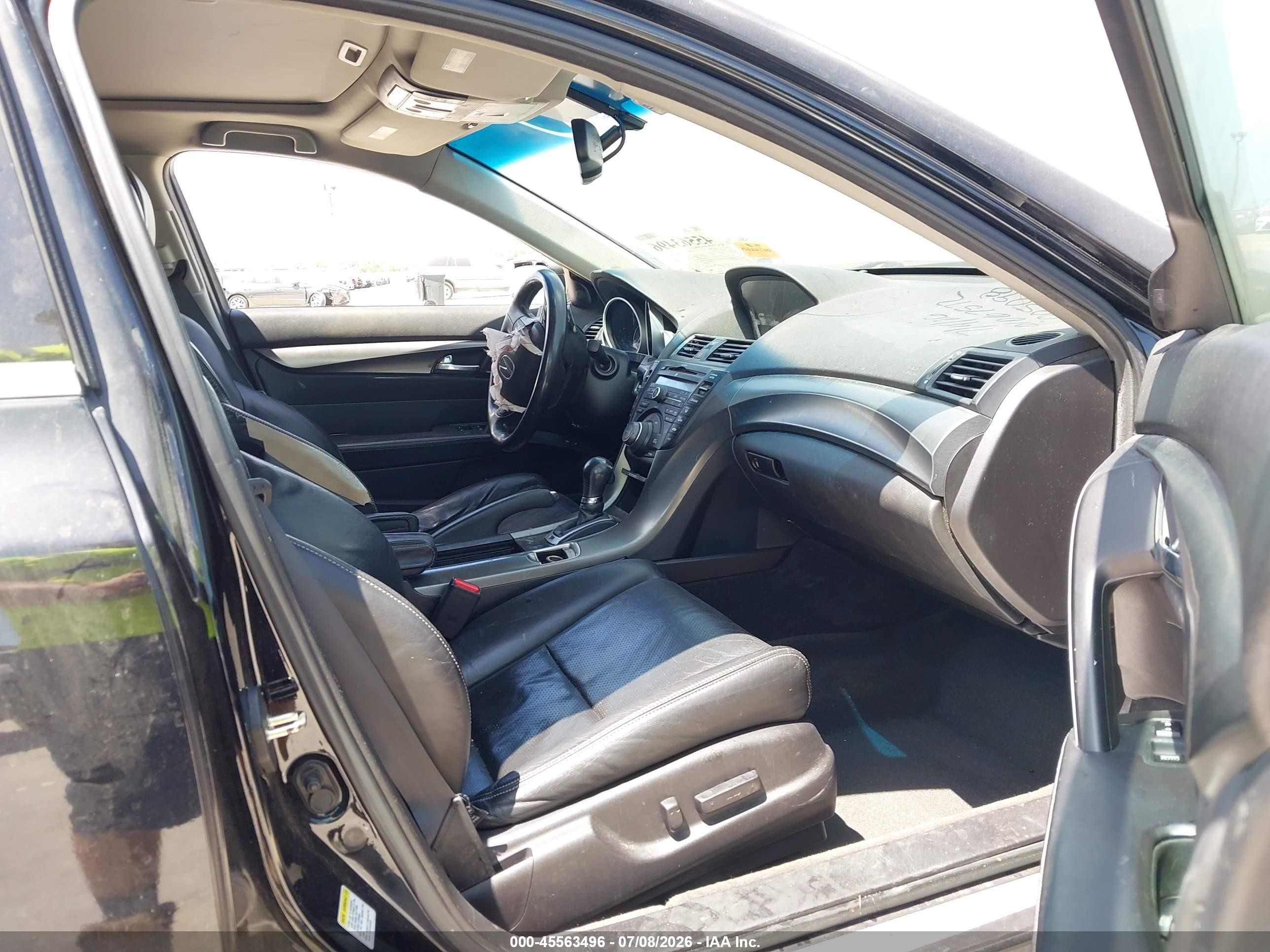 2012 Acura Tl 3.7 Black vin: 19UUA9F71CA005098