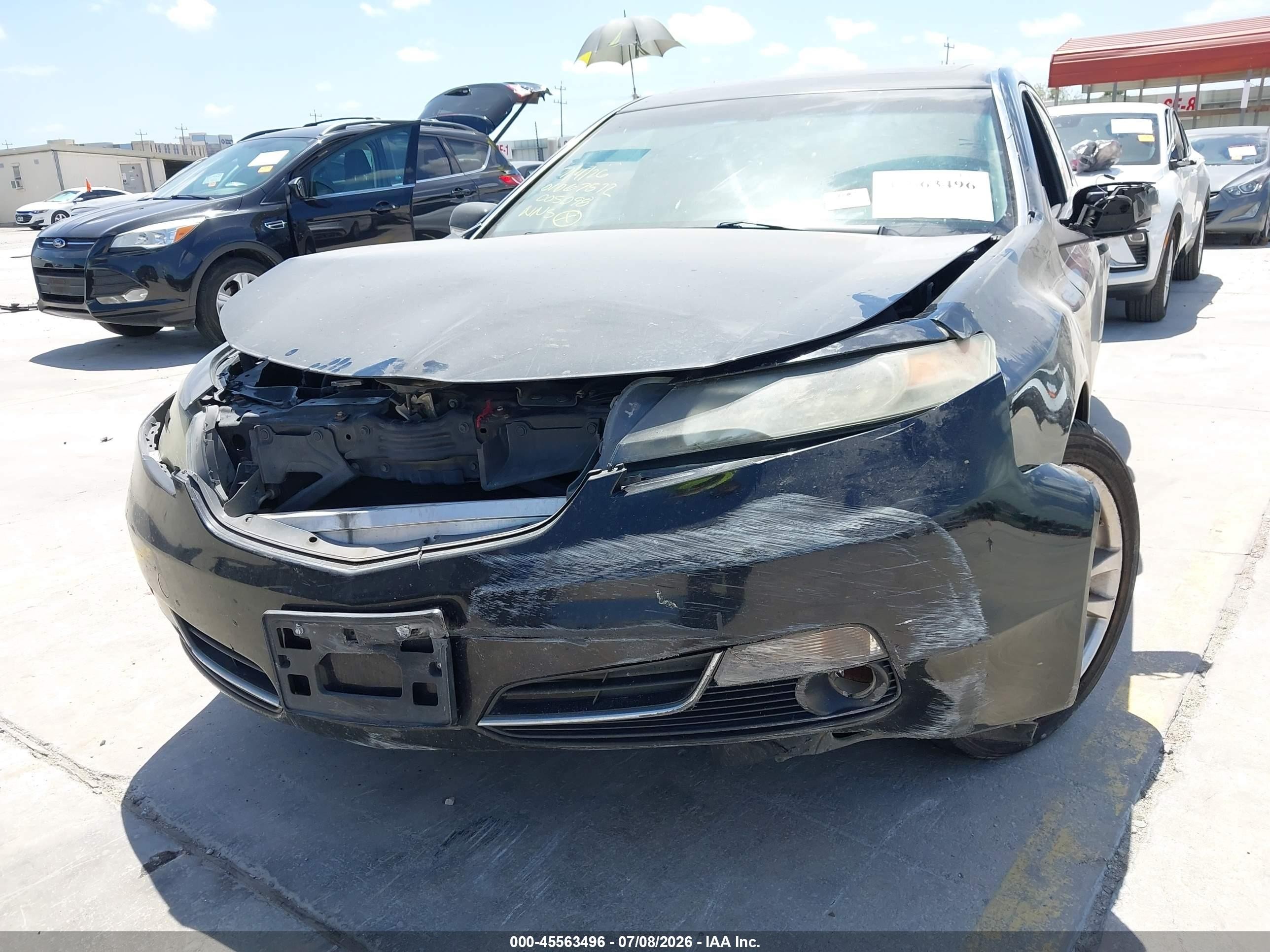 2012 Acura Tl 3.7 Black vin: 19UUA9F71CA005098