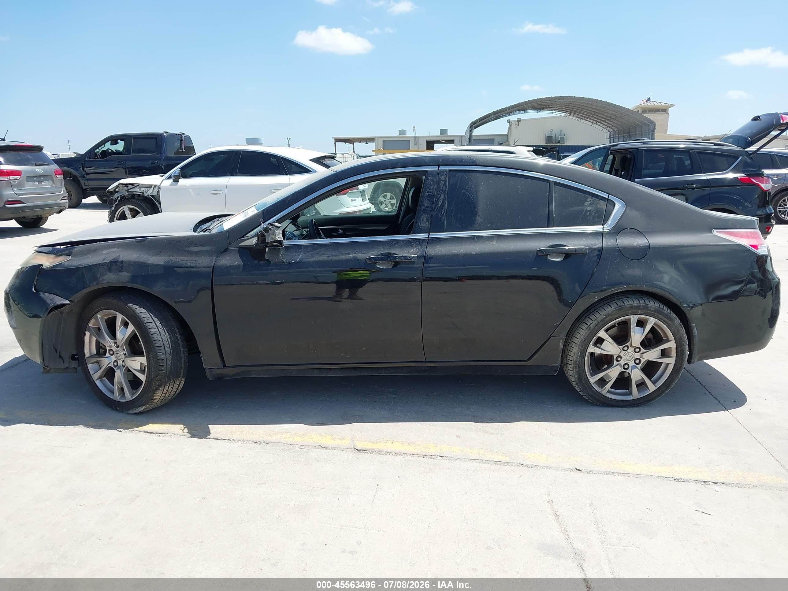 2012 Acura Tl 3.7 Black vin: 19UUA9F71CA005098