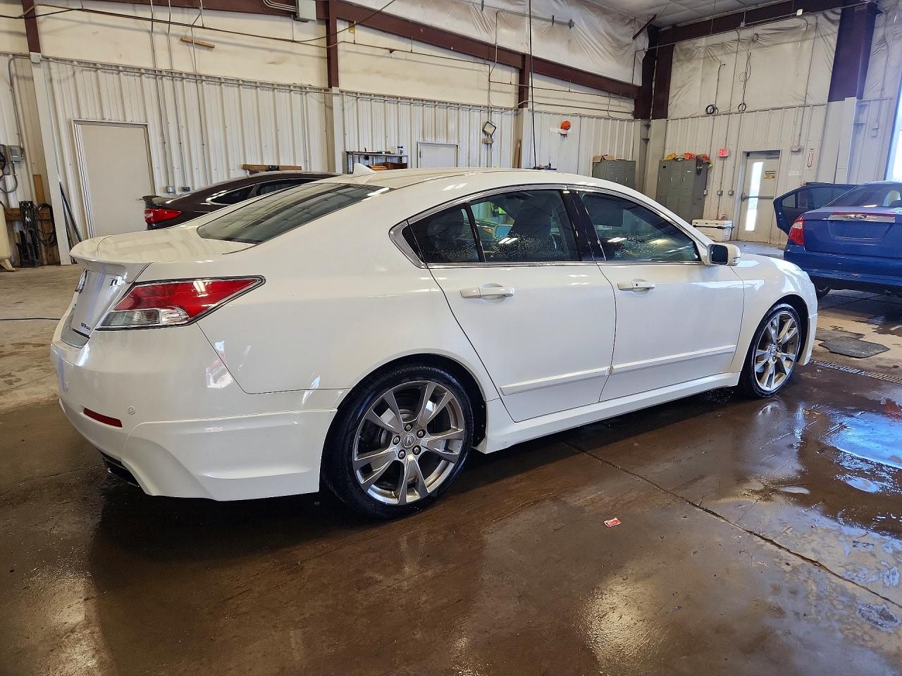 2012 Acura Tl White vin: 19UUA9F72CA000850