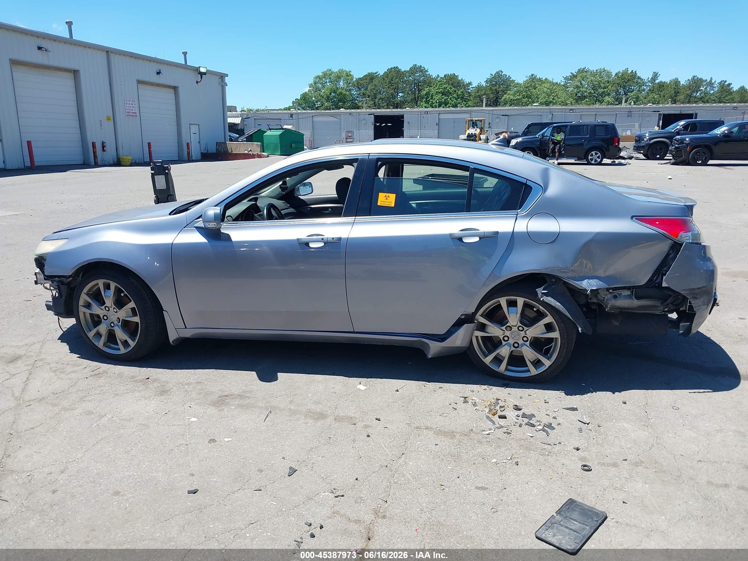 2012 Acura Tl 3.7 Gray vin: 19UUA9F73CA000890
