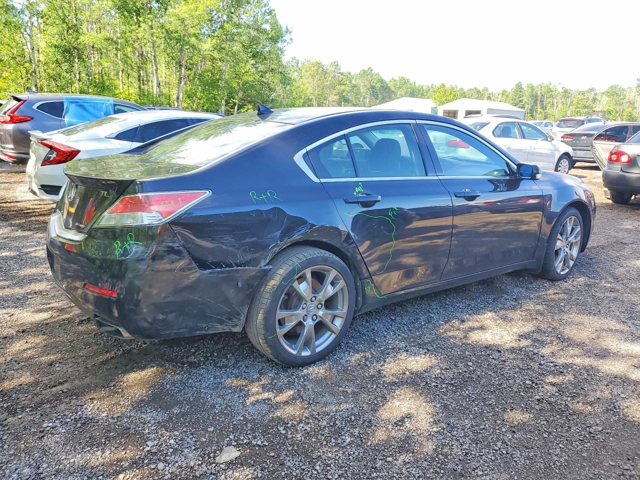2013 Acura Tl Advance Black vin: 19UUA9F73DA801000