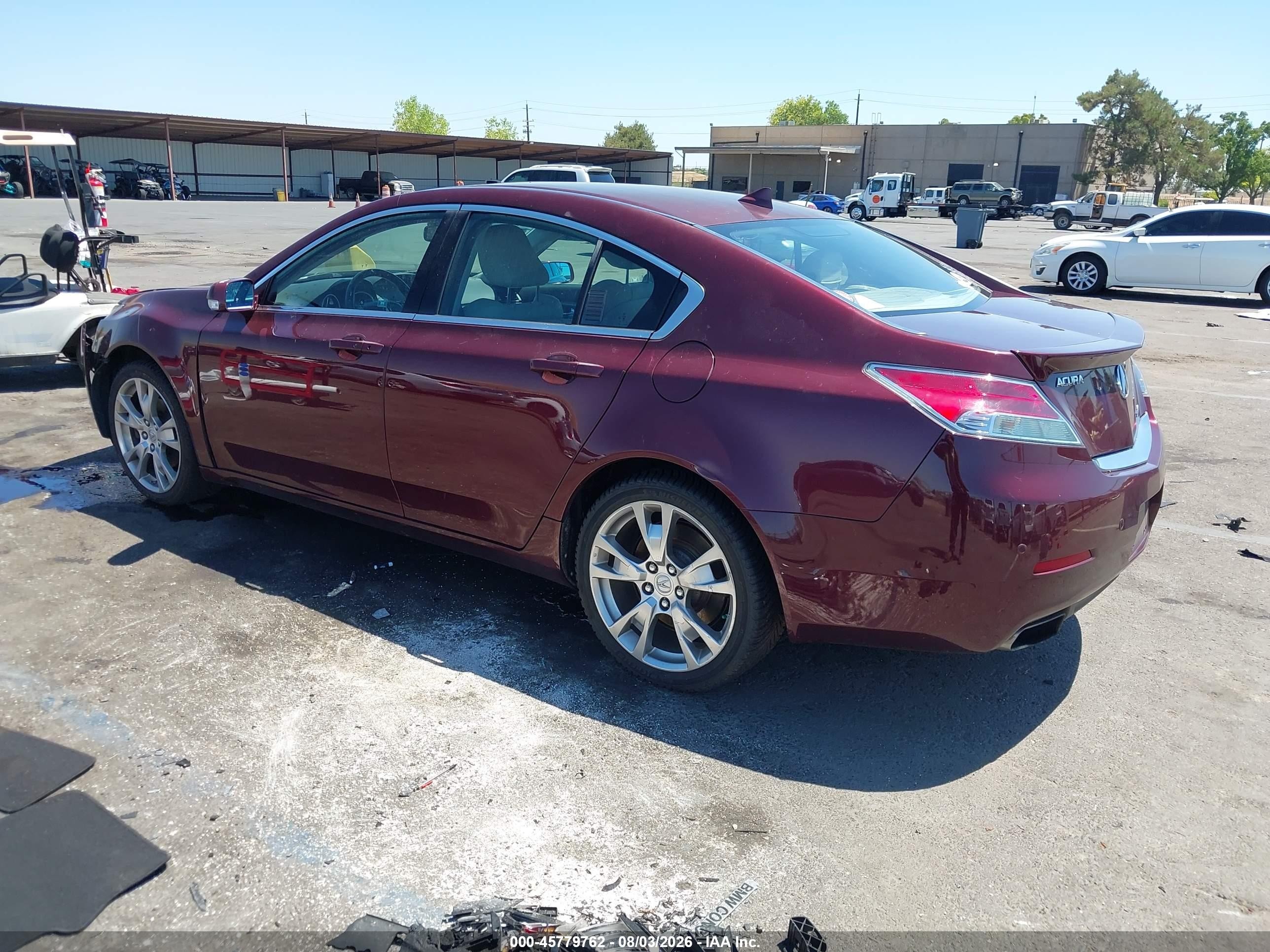 2012 Acura Tl 3.7 Maroon vin: 19UUA9F74CA004995